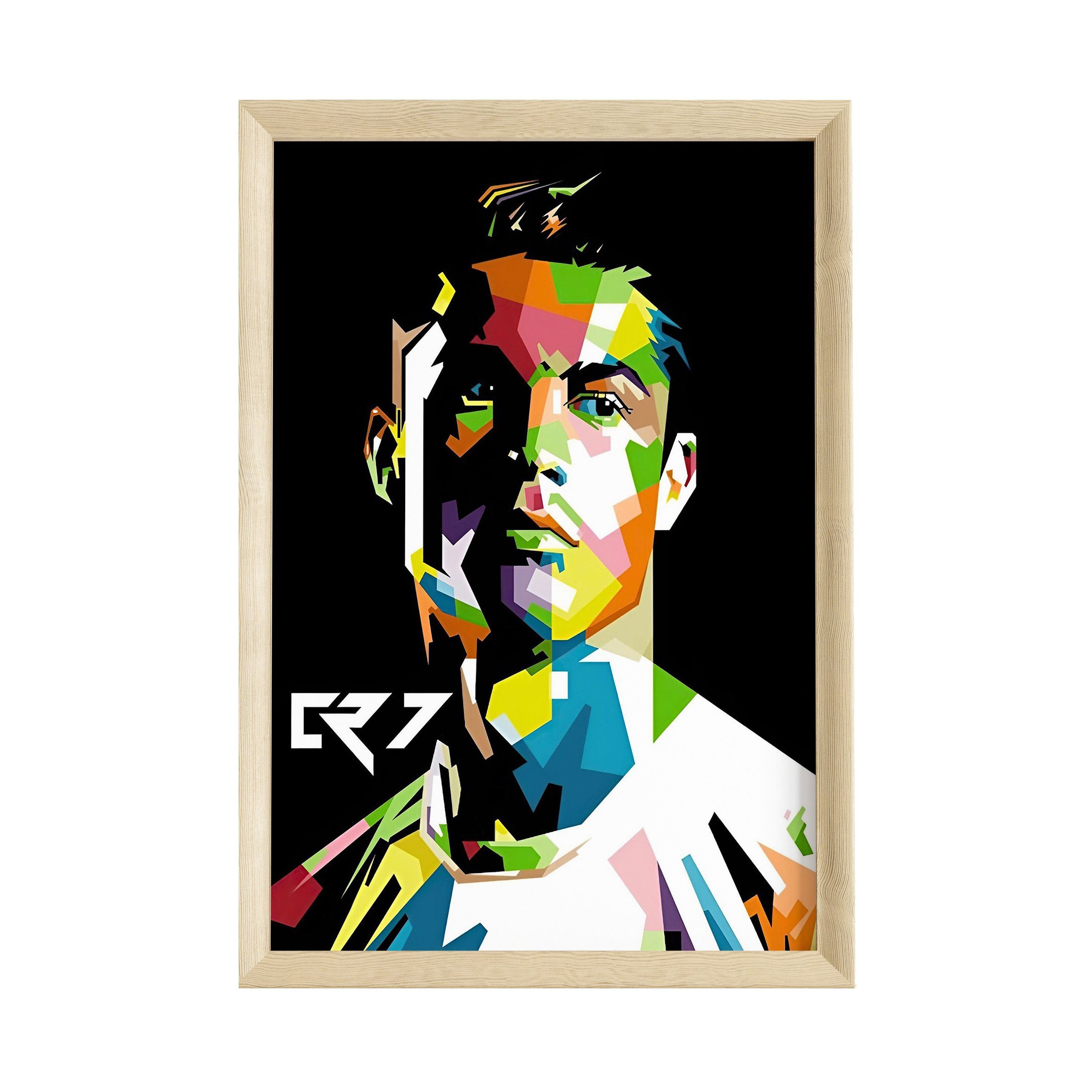 Poster Premium ® Christiano Ronaldo Fußball Poster · ohne Rahmen