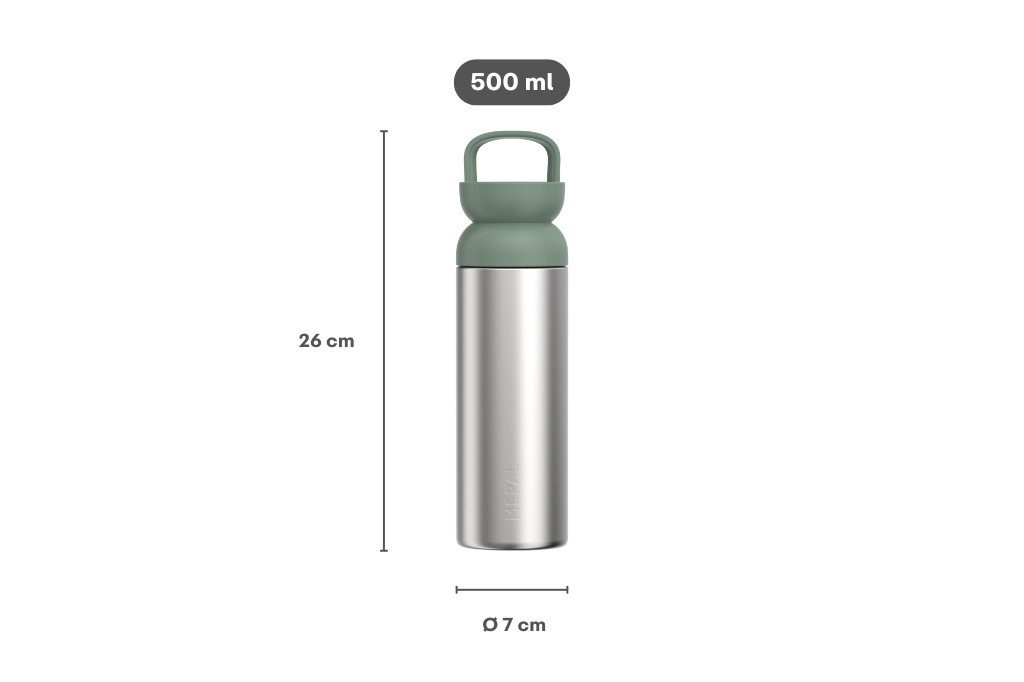 Mepal Coffee-to-go-Becher Mepal Ellipse 500 ml Isolierter Teebecher - Nordic sage