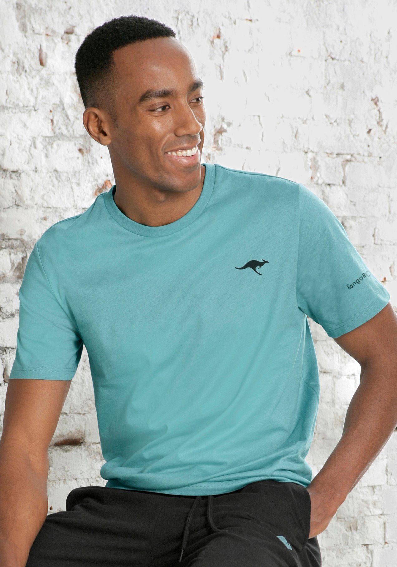 KangaROOS T-Shirt (2er-Pack) mit KangaROOS Print auf der Brust – Bild 2 von 5