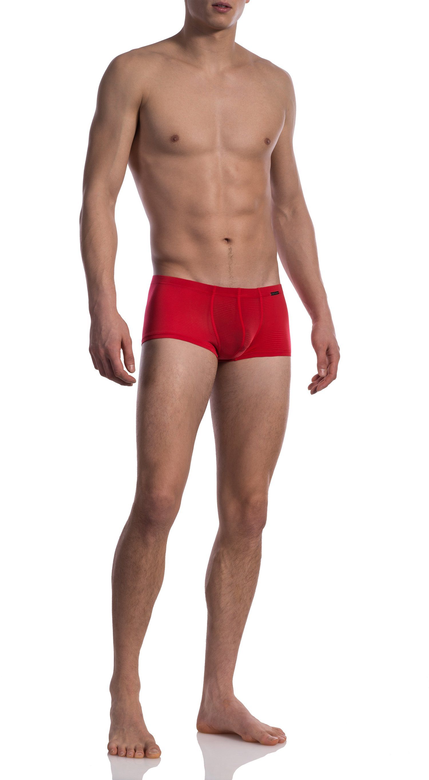 Benz Minipants 2er-Pack) Boxershorts Olaf 1201 (Packung, Doppelpack RED Rot