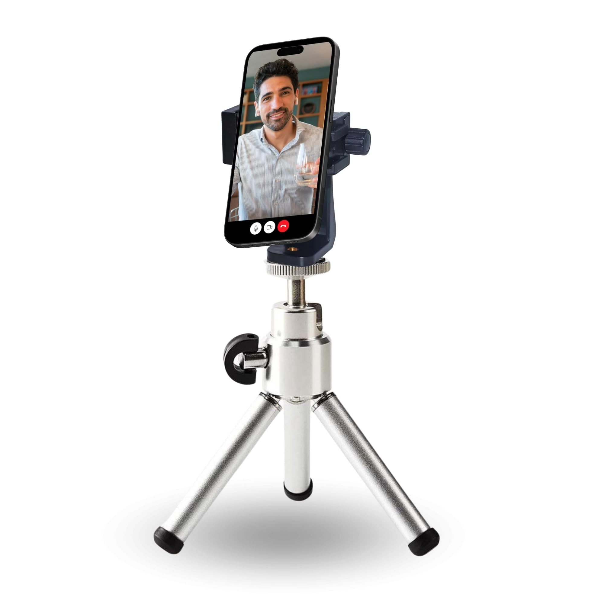 Mini Smartphone Stativ drehbar neigbar Halterung Ständer Tripod Handy Ministativ