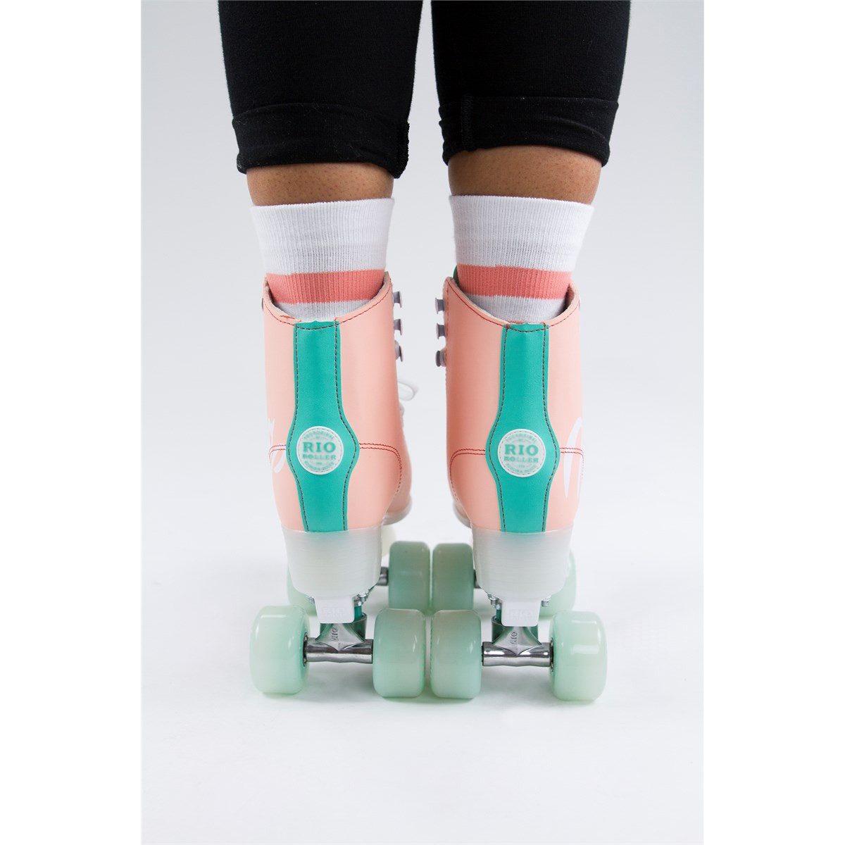 Rio Roller Rollschuhe RIO ROLLER SCRIPT Rollschuh peach/green