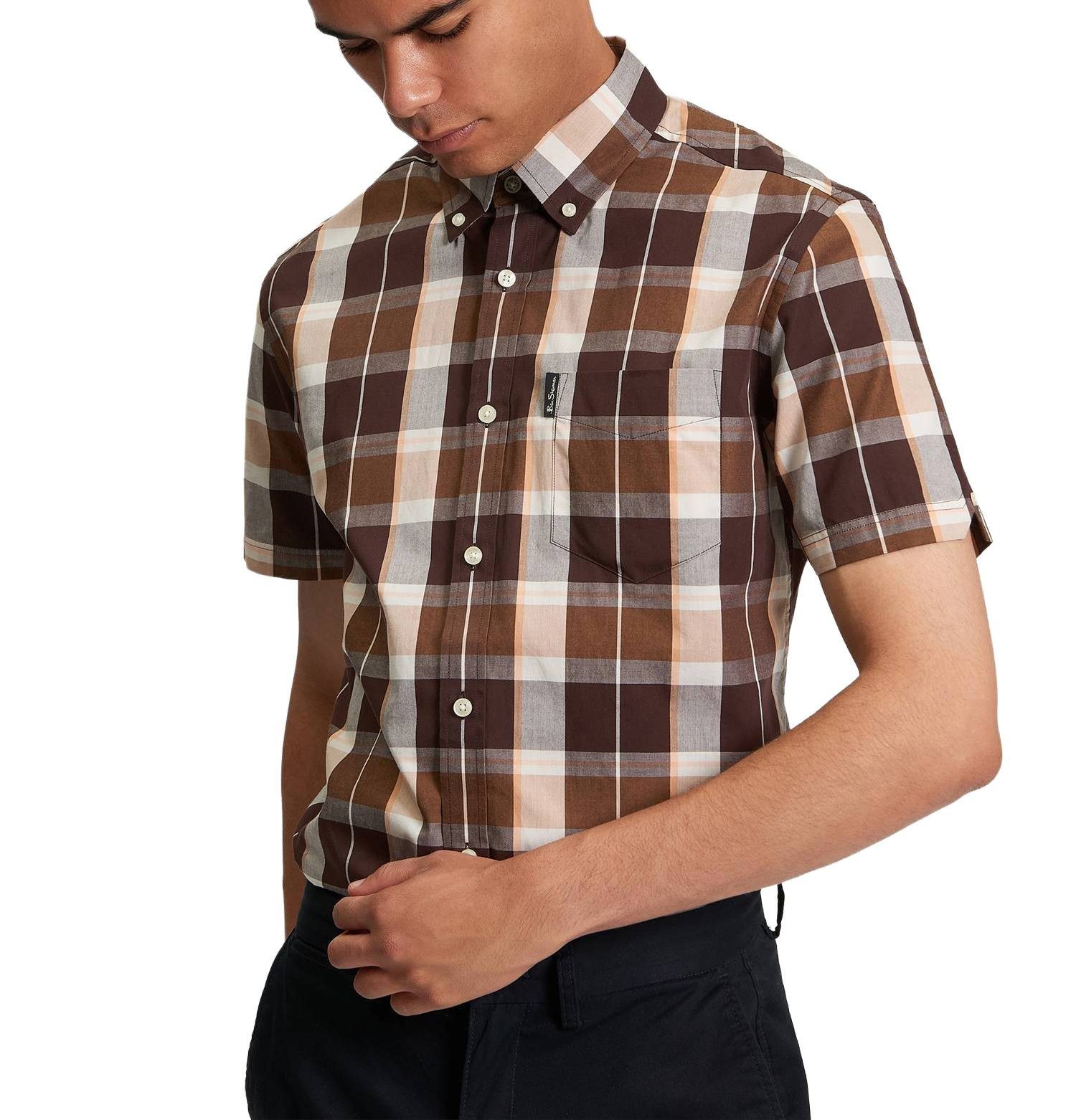 Ben Sherman Kurzarmhemd Hemd Ben Sherman Block Check günstig online kaufen