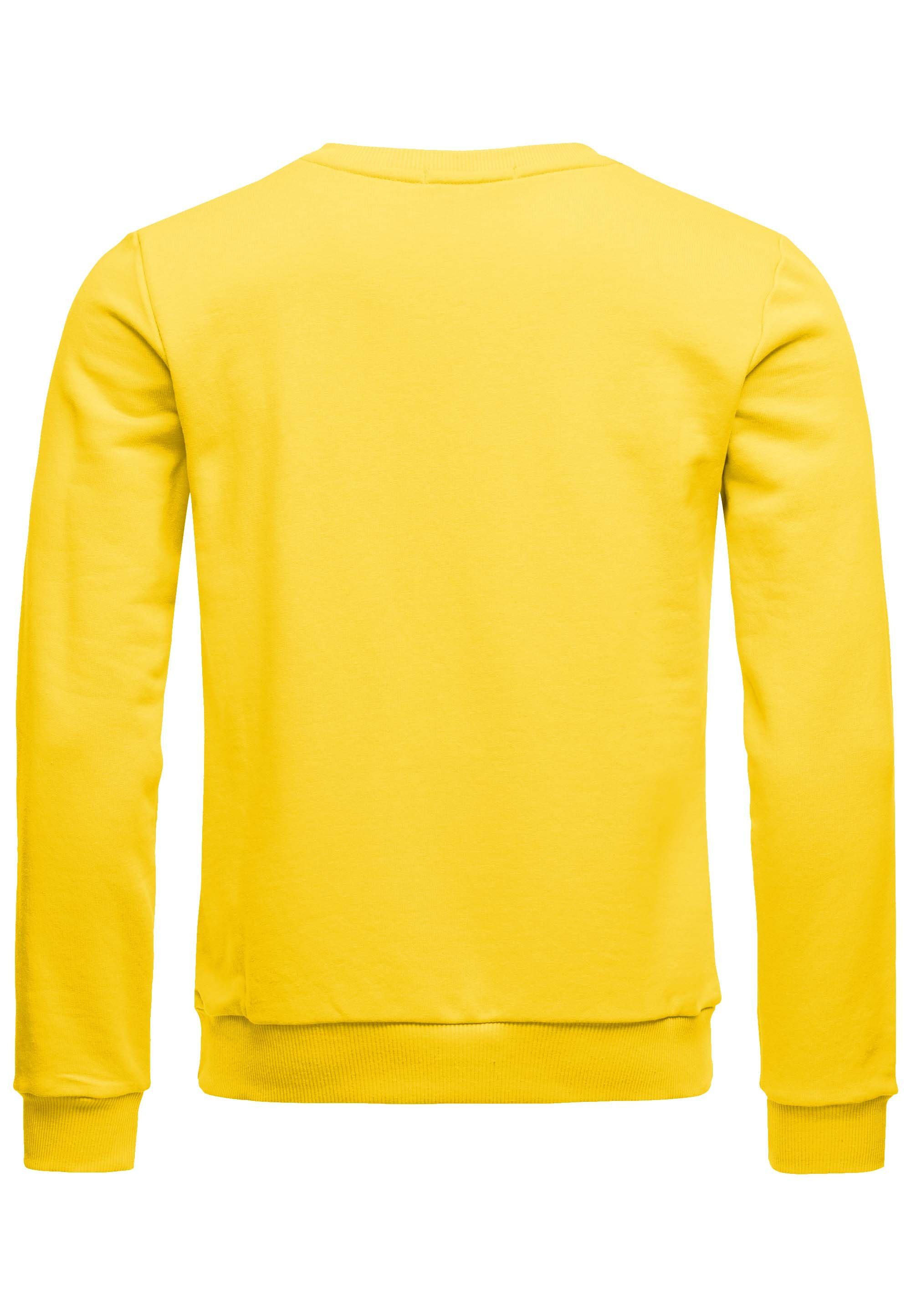 RedBridge Sweatshirt Basic Langarmshirt - Rundhals, günstig online kaufen