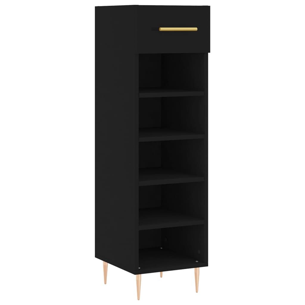 vidaXL Schuhschrank Schuhschrank Schwarz 30x35x105 cm günstig online kaufen