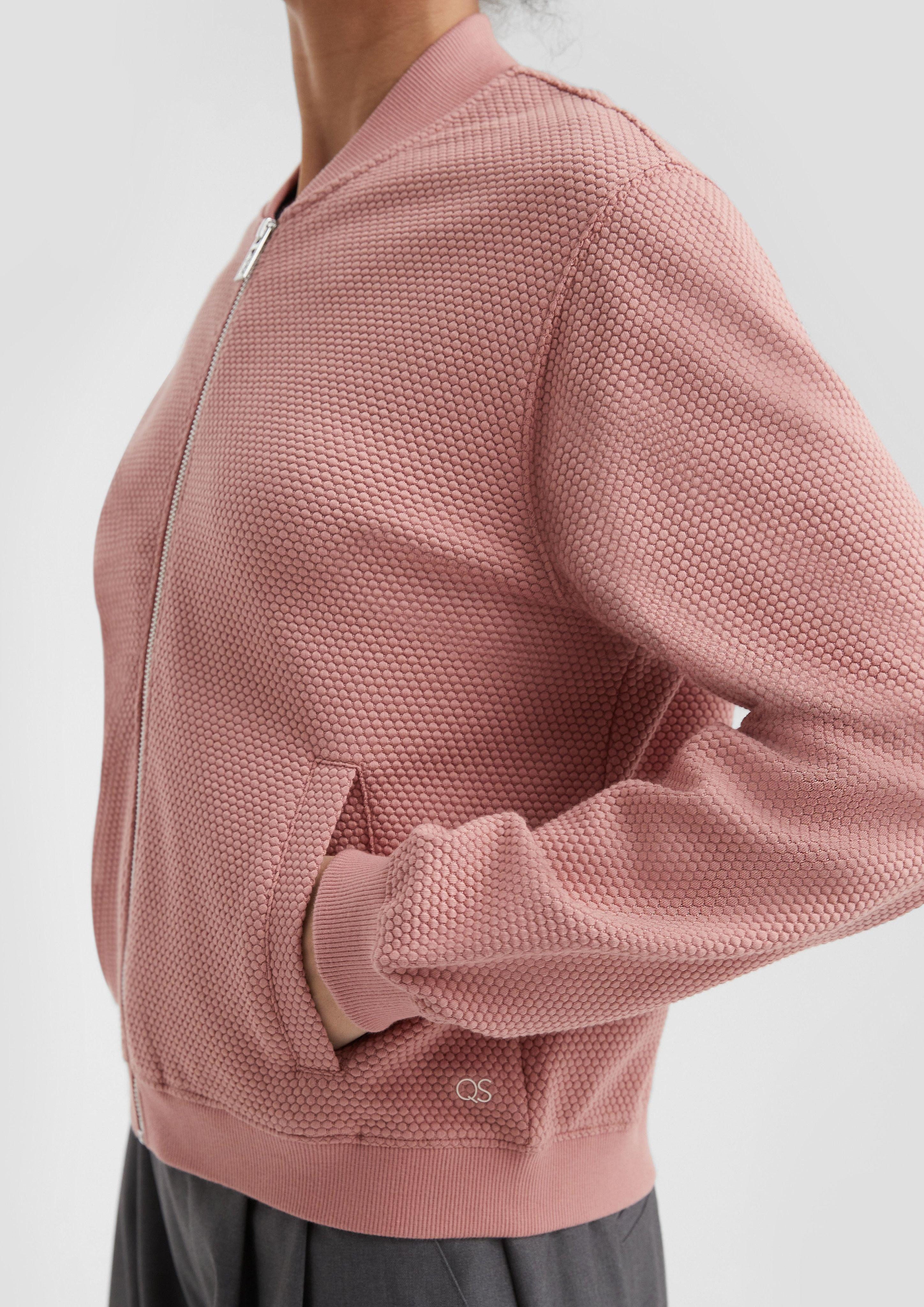 QS Sweatshirt Sweatshirt im Blousonstyle mit günstig online kaufen