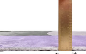 Teppich Shapes - EIGHT, TOM TAILOR HOME, Motivform, Höhe: 5 mm, Kurzflor, bedruckt, modernes Design