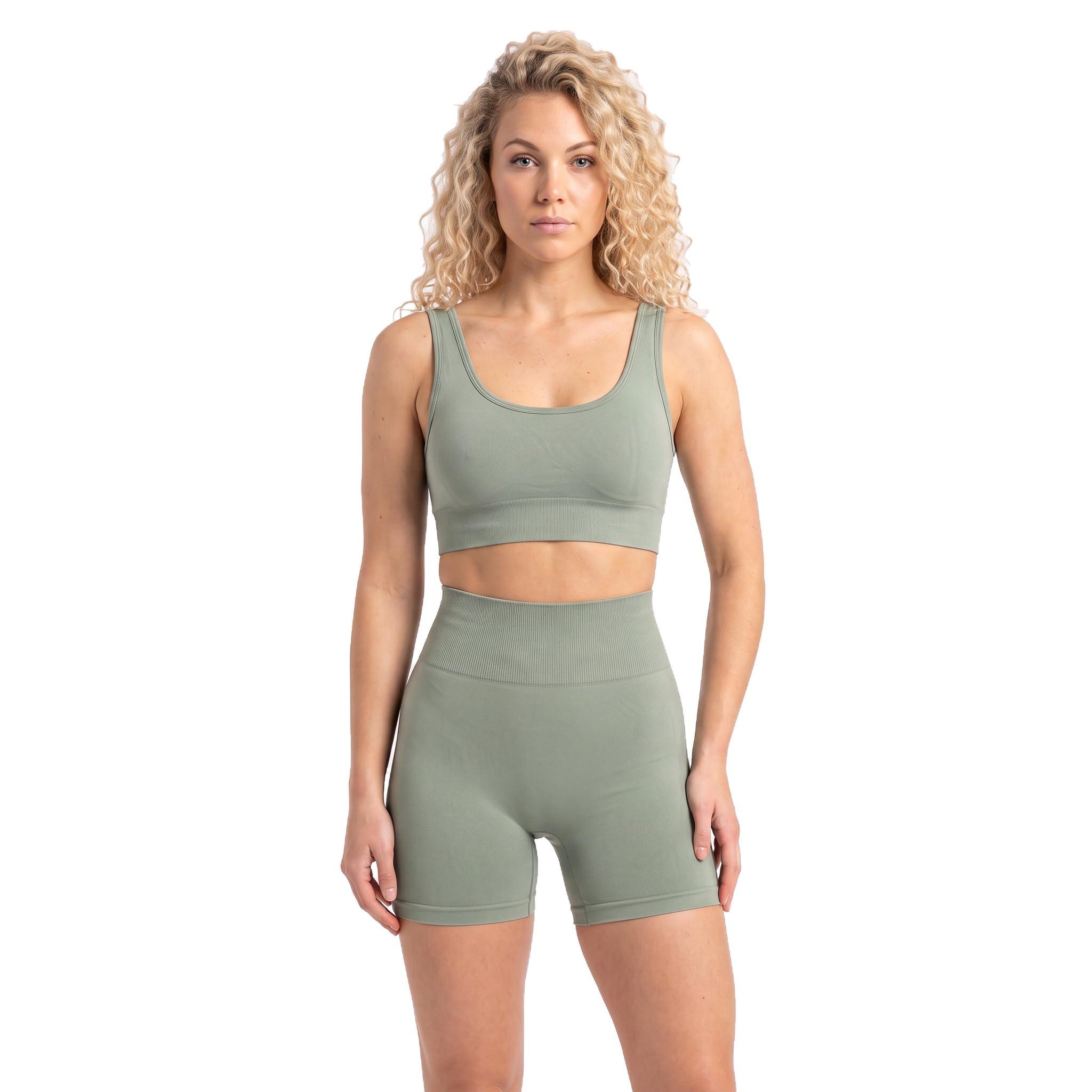 TAO Yogashorts PURE Sporty Leggings Short Optimal für Yoga, Pilates, Fitness und Freizeit