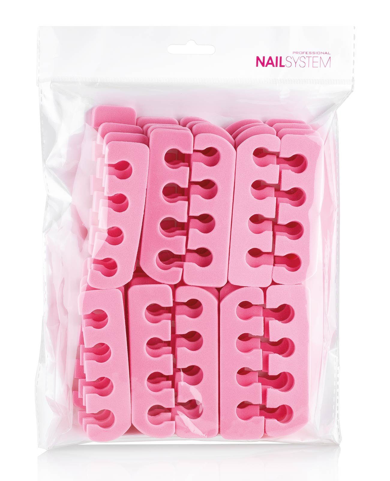 Kosmetex 20 Pink Nagel die für Zehentrenner Fußnagellackierung, Paar,