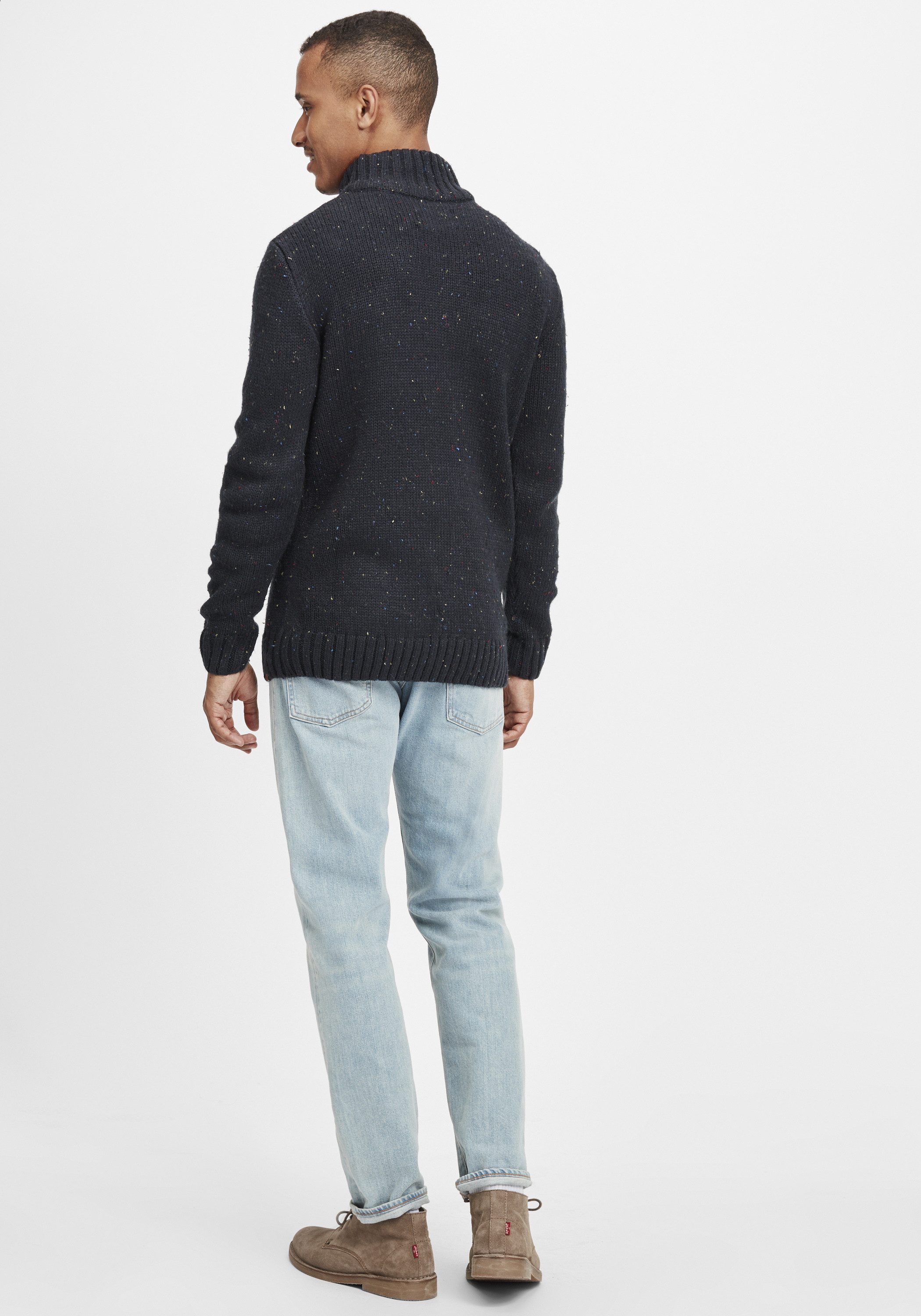 Indicode Troyer IDOslo Strickpulli mit Stehkragen