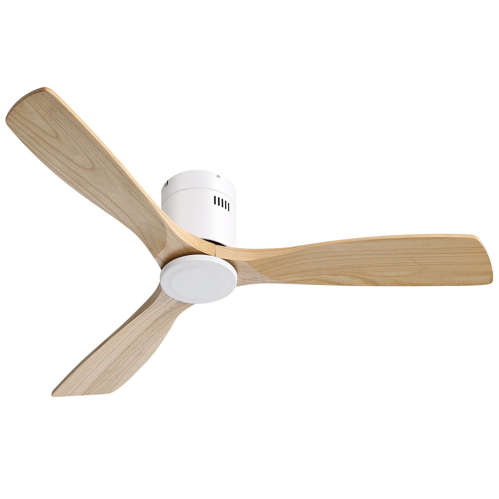 Sofucor Deckenventilator aus Massivholz ohne Licht, günstig online kaufen