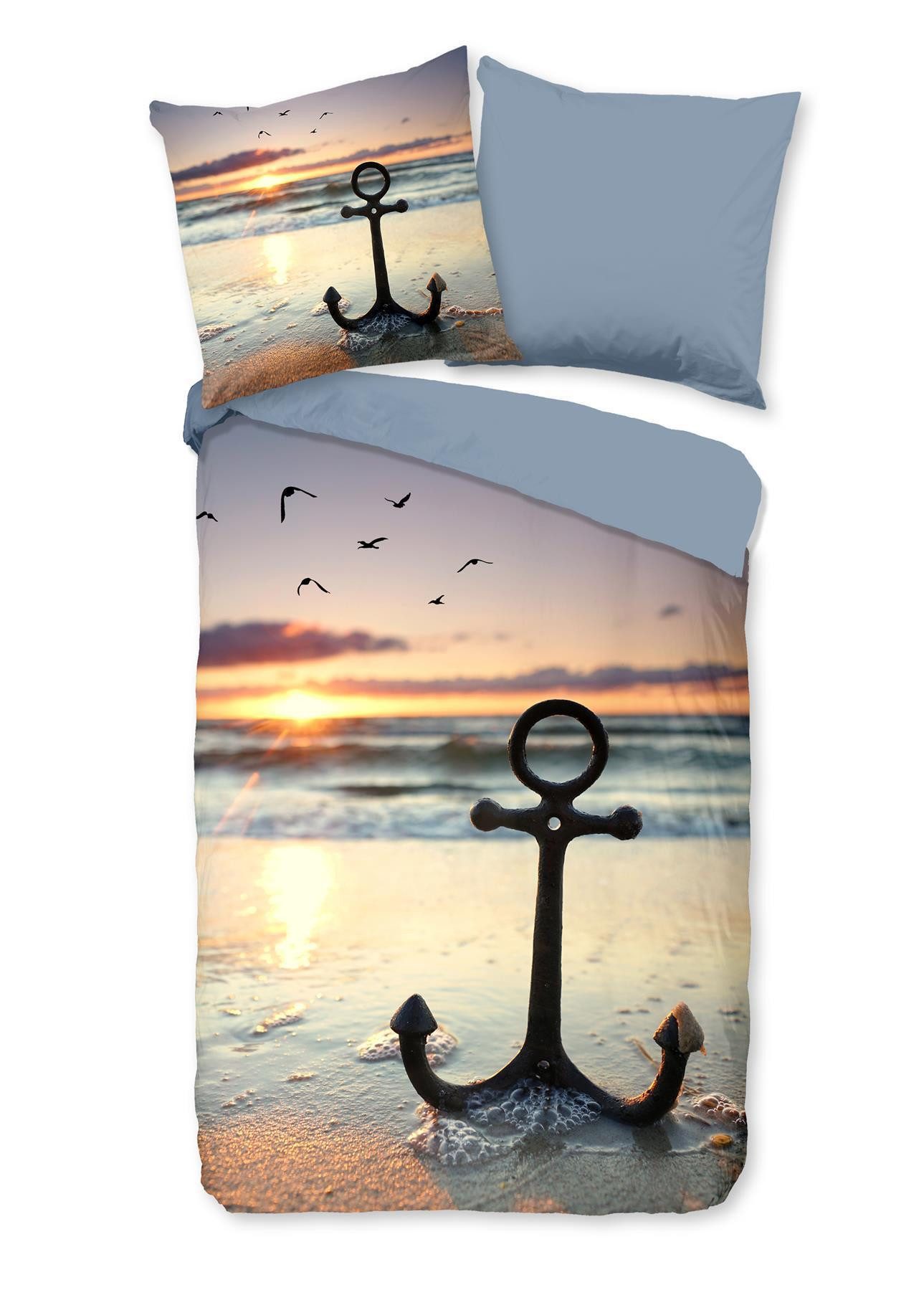 good morning Bettwäsche Renforcé Bettwäsche 135 X 200 cm + 1- 80 X 80 cm Ma günstig online kaufen