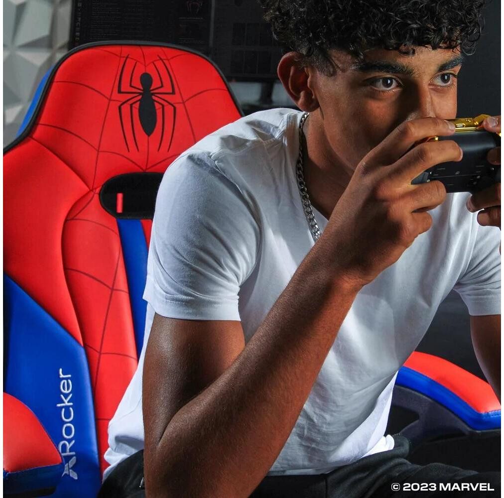 X Rocker Gaming-Stuhl Marvel™ Elite 2.1 Gaming-Sessel im Spider-Man Desi