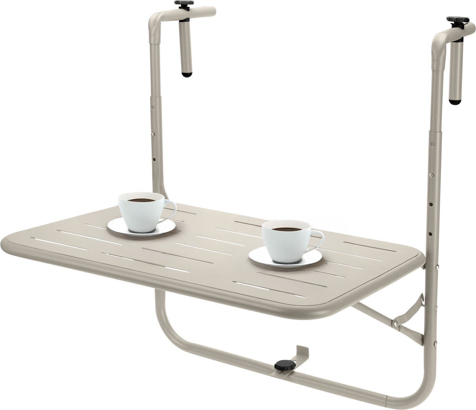 Koopman Balkonhängetisch Balkontisch Kaffeetisch Klapptisch (1-St), günstig online kaufen