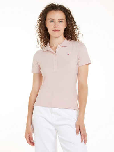 Tommy Hilfiger Poloshirt 1985 SLIM PIQUE POLO SS mit dezenter Tommy Hilfiger Logostickerei