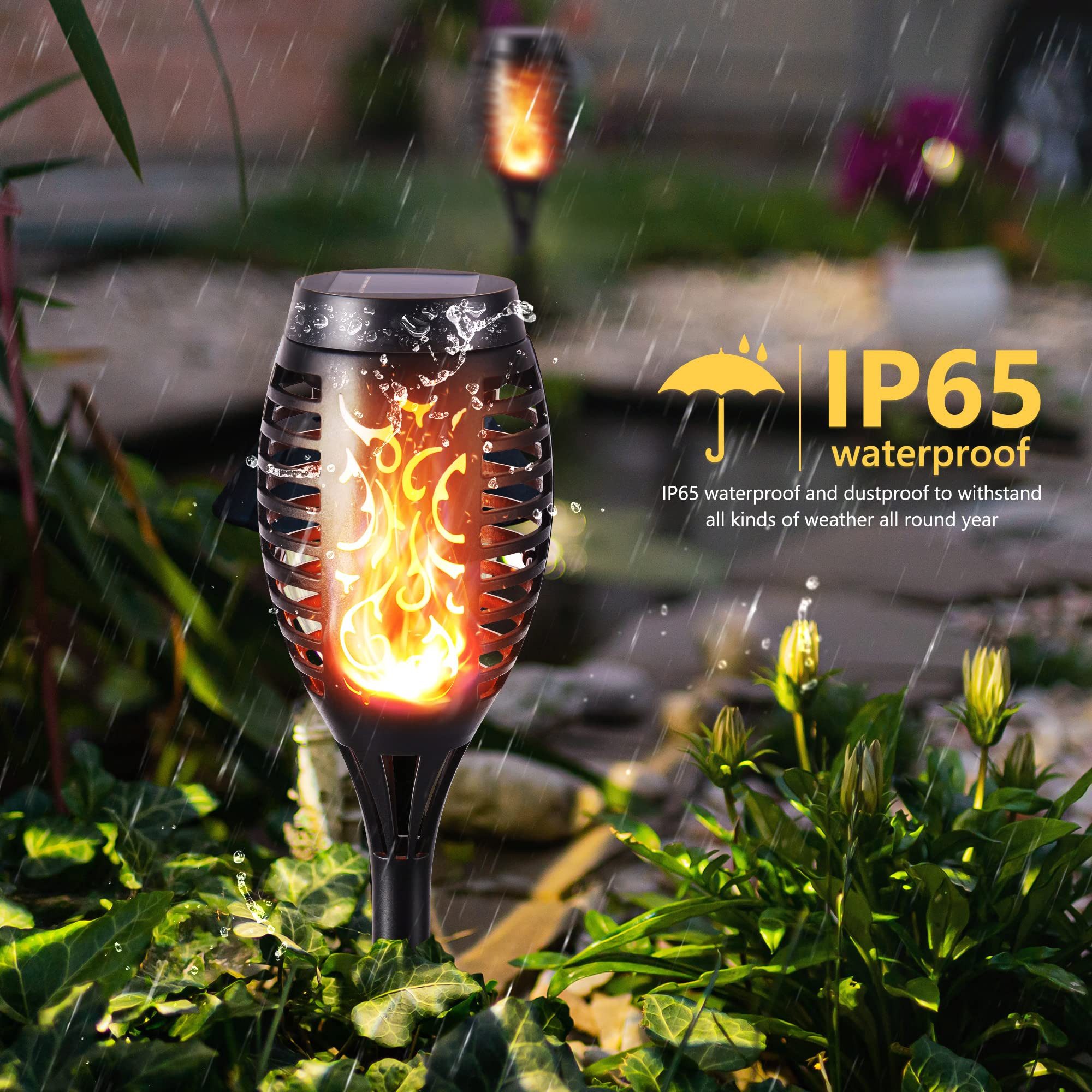 BlingBin LED Solarleuchte 4 Stück Solarlampe günstig online kaufen