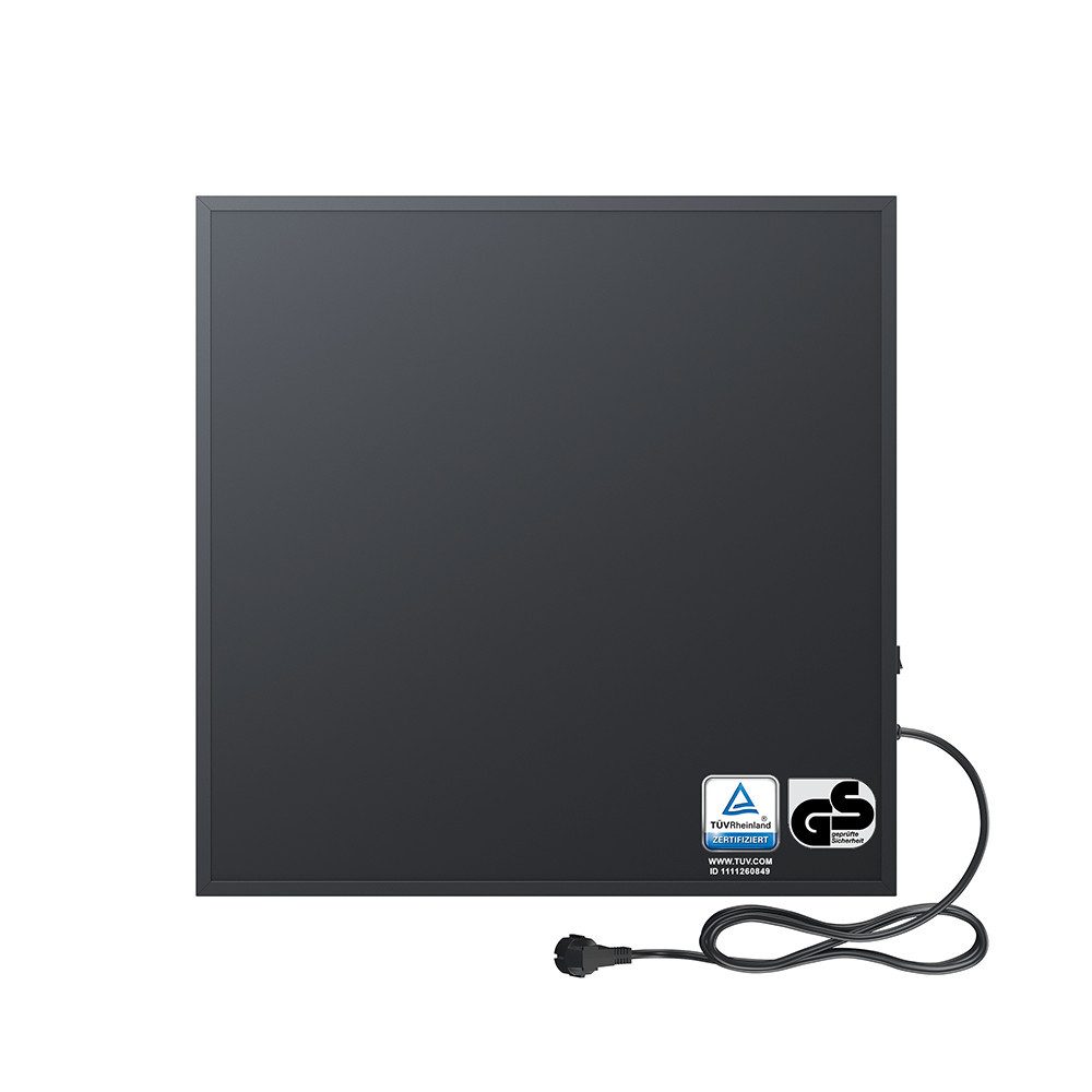 Bringer Infrarotheizung, 300-1200 Watt mit Thermostat Elektroheizung Schwarz