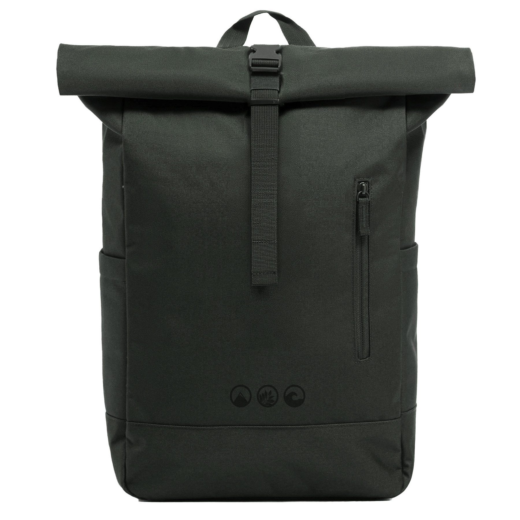 SONS OF ALOHA Rucksack XL Rolltop Rucksack Sporttasche 15 Zoll ohne Schuhfach, XL Tagesrucksack Laptopfach aus recyceltem Plastik, Sport-Tasche