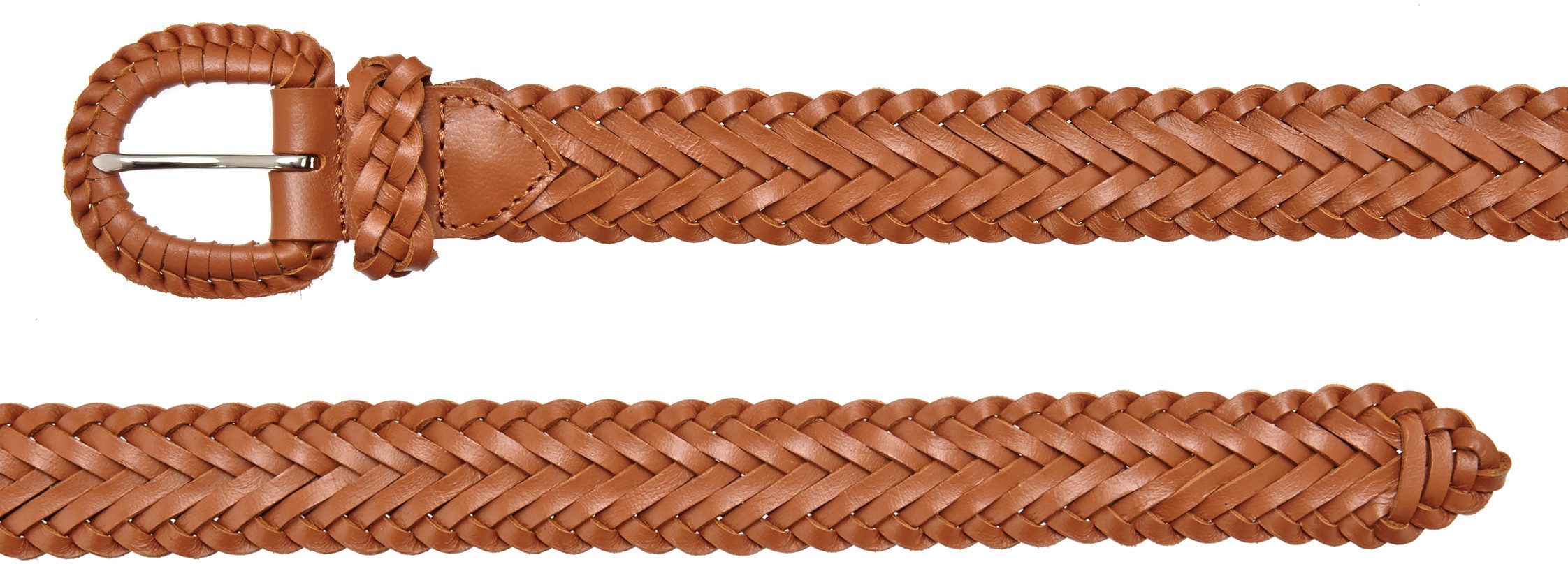 LASCANA Flechtgürtel Hüftgürtel, Anzuggürtel, Gürtel, Hosengürtel, Jeansgürtel, Ledergürtel aus Leder in klassischem geflochtenen Design