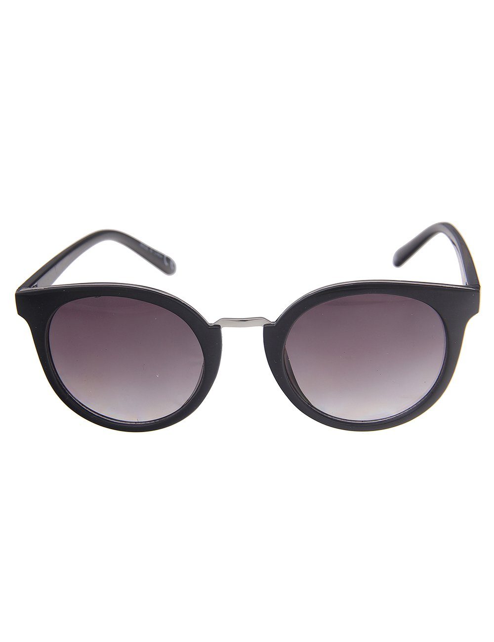 leslii Sonnenbrille Classic mit silberfarbenem Nasensteg