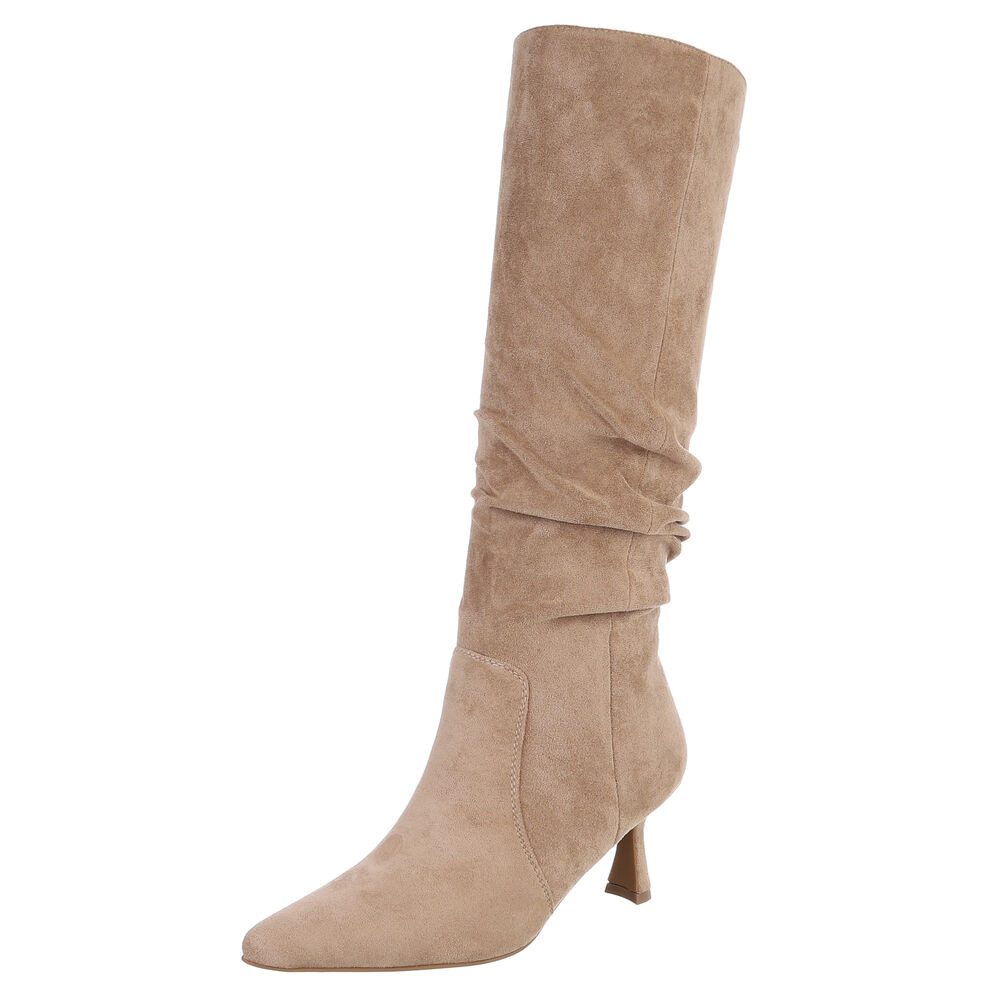 Ital-Design Elegante Overknee-Stiefel mit Stiletto Absatz günstig online kaufen