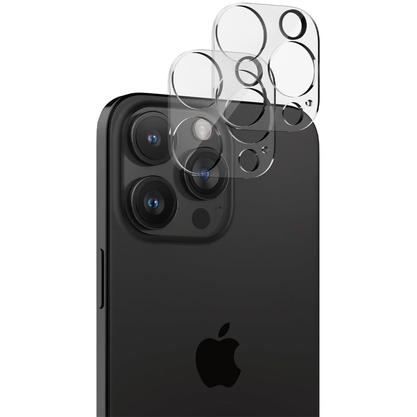 CoolGadget Schutzfolie Kameraschutz Glas für Apple iPhone 16 Pro Max, (Spar-Set 2in1, Staubgeschützt/Staubsicher), Schutzglas für Kamera-Linsen Panzerfolie für iPhone 16 Pro Max Folie