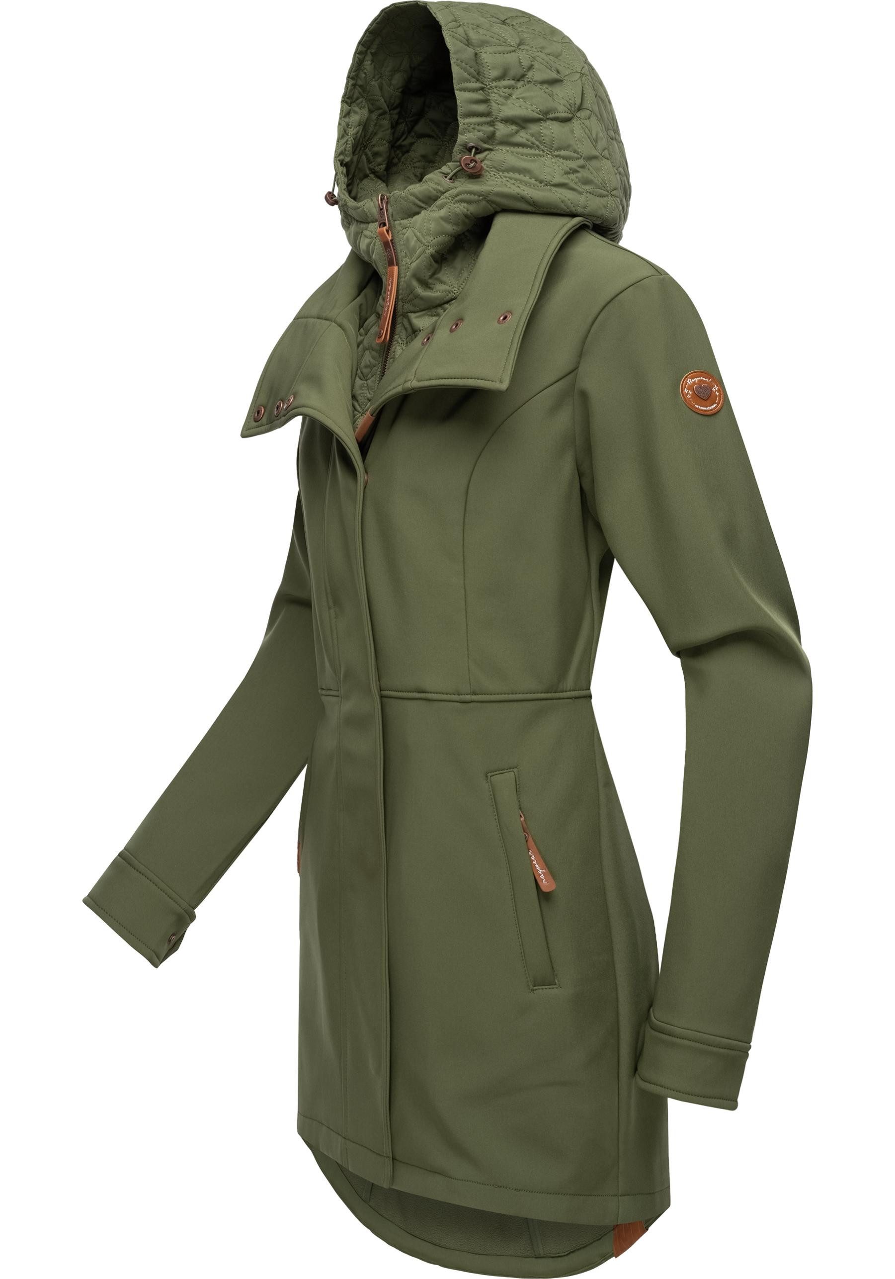 Ragwear Softshellmantel Ybela sportliche, gefütterte Outdoorjacke günstig online kaufen