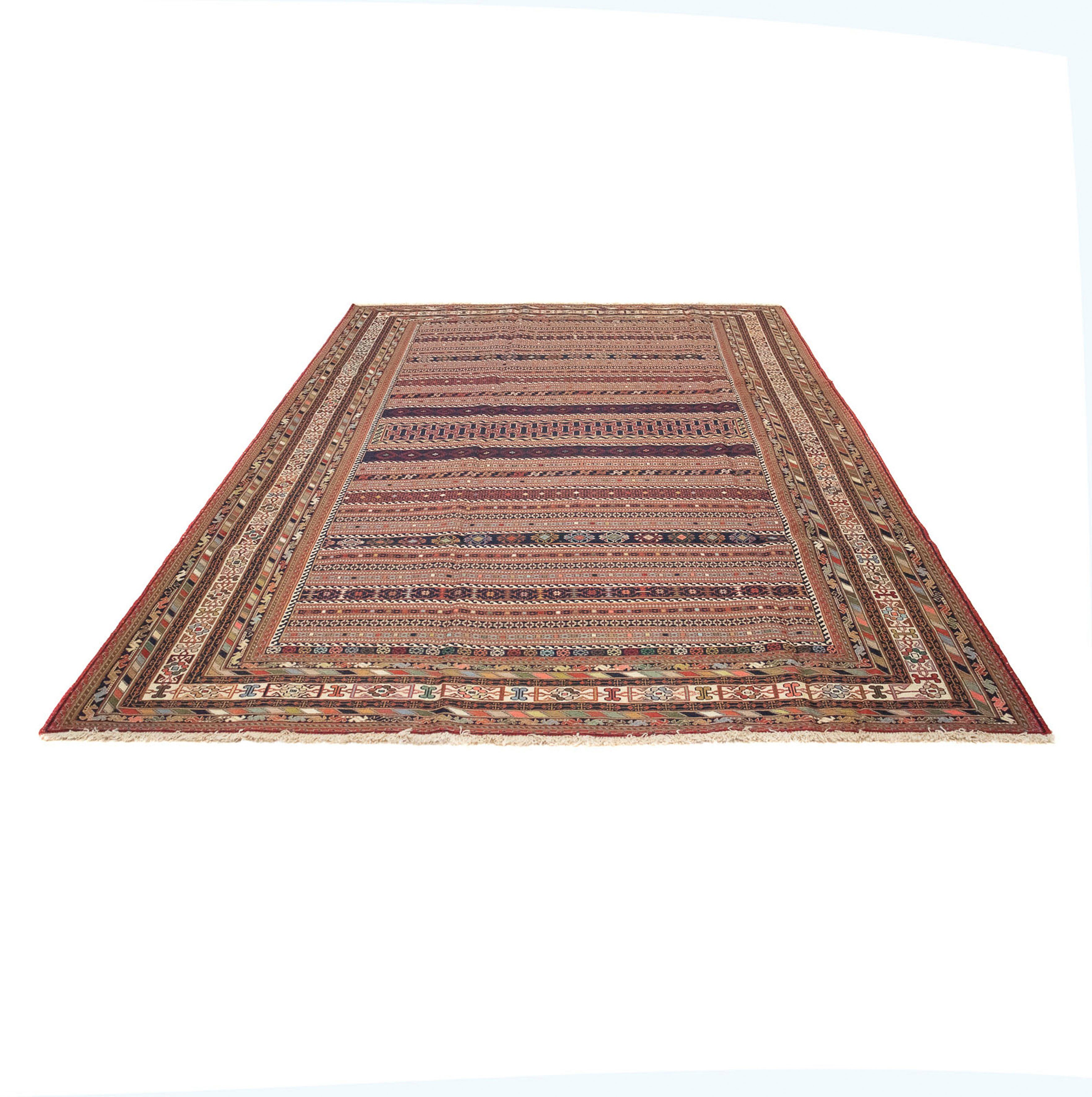 Orientteppich Perser - Nomadic - 290 x 197 cm - mehrfarbig, morgenland, rechteckig, Höhe: 10 mm, Wohnzimmer, Handgeknüpft, Einzelstück mit Zertifikat
