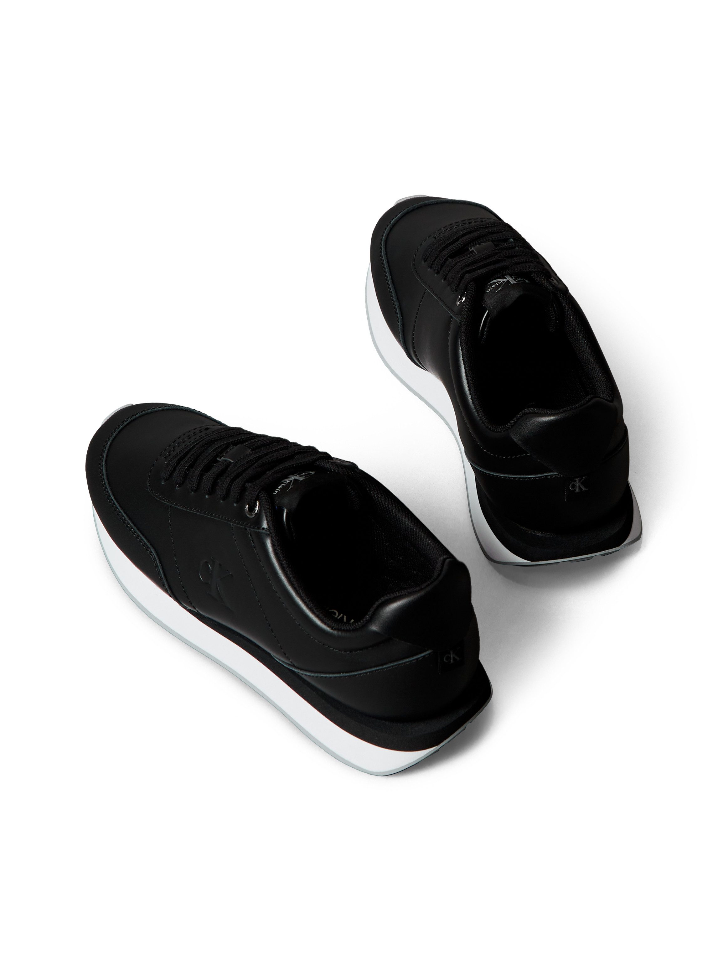 Calvin Klein Jeans RETRO RUNNER LACE UP LTH MG Sneaker Schnürschuh, Halbsch günstig online kaufen