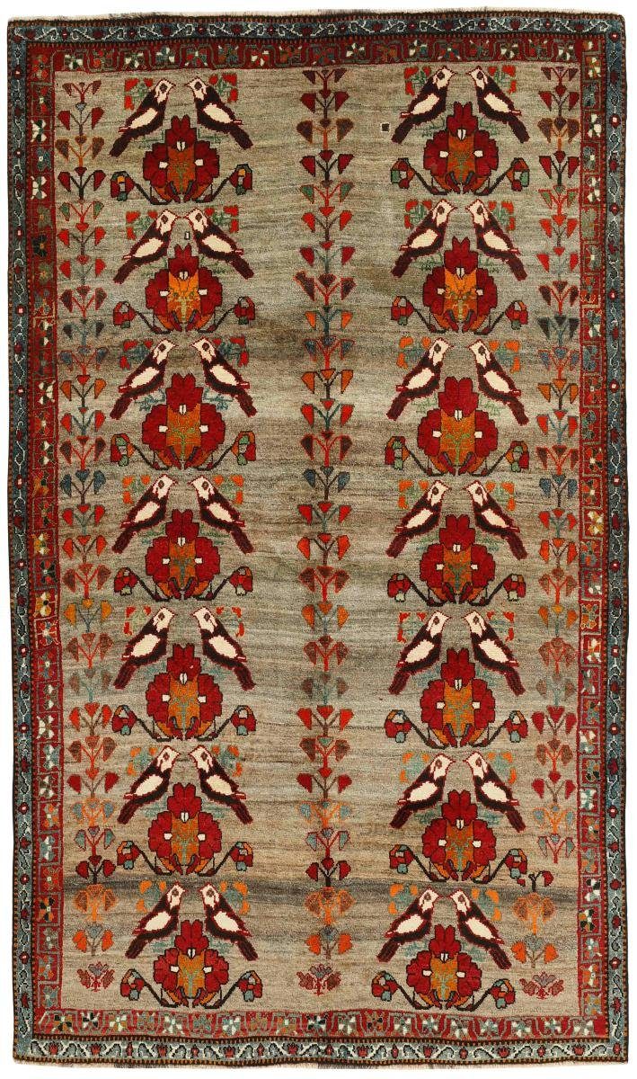 Orientteppich Ghashghai Figural 161x273 Handgeknüpfter Orientteppich, Nain Trading, rechteckig, Höhe: 12 mm