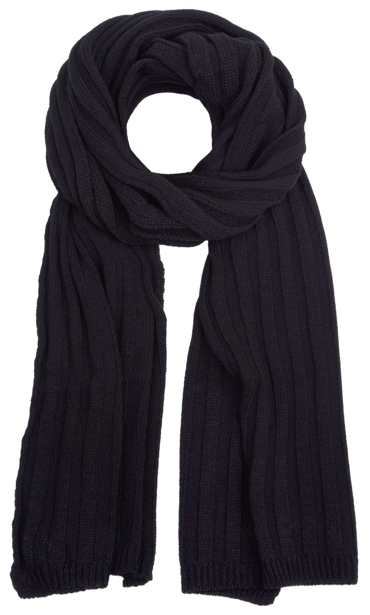 Faera Strickschal, (1-St), Winterschal Strickschal für Damen und Herren Schal Strick Winter