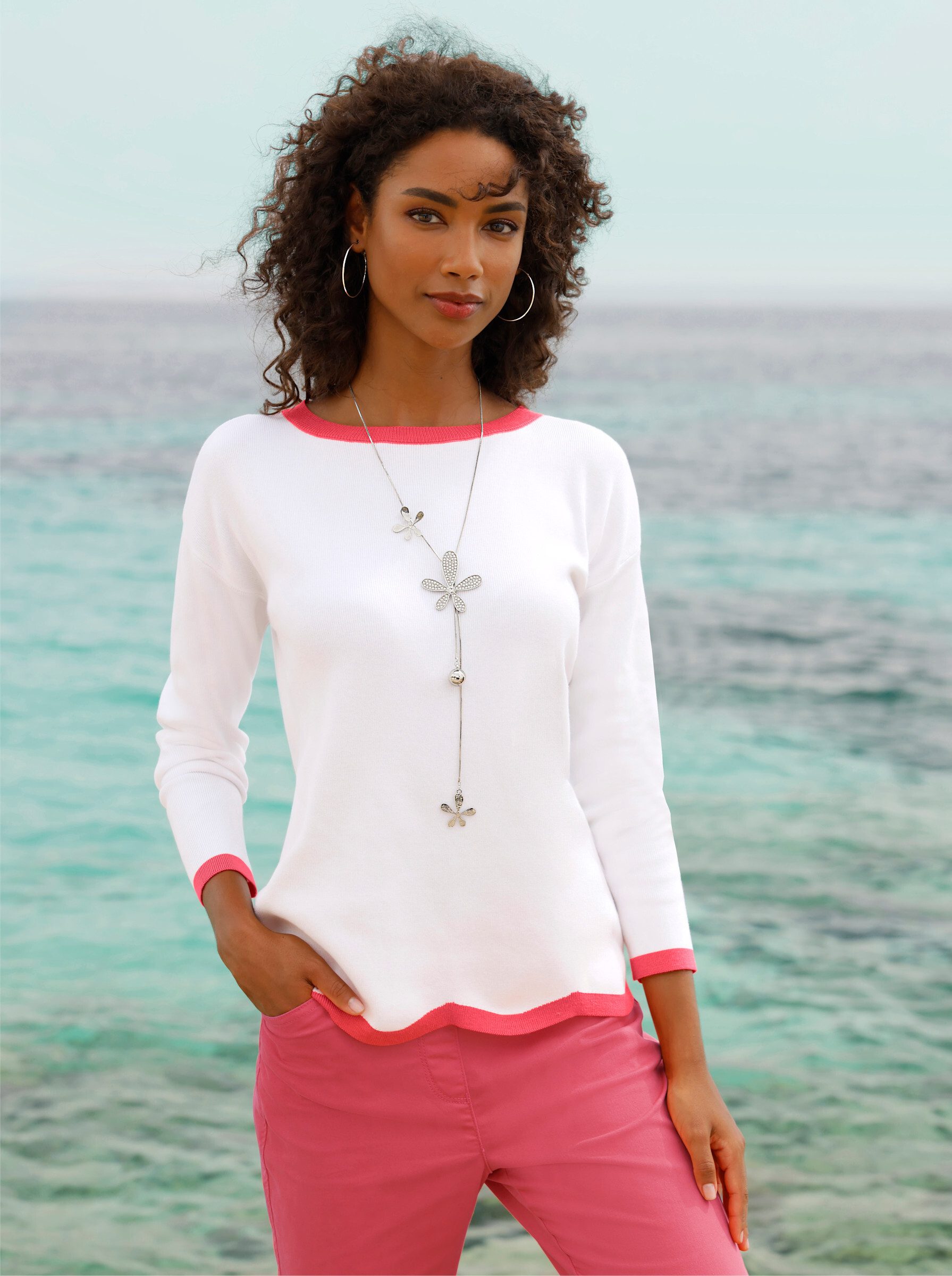 heine Strickpullover Feinstrickpullover .