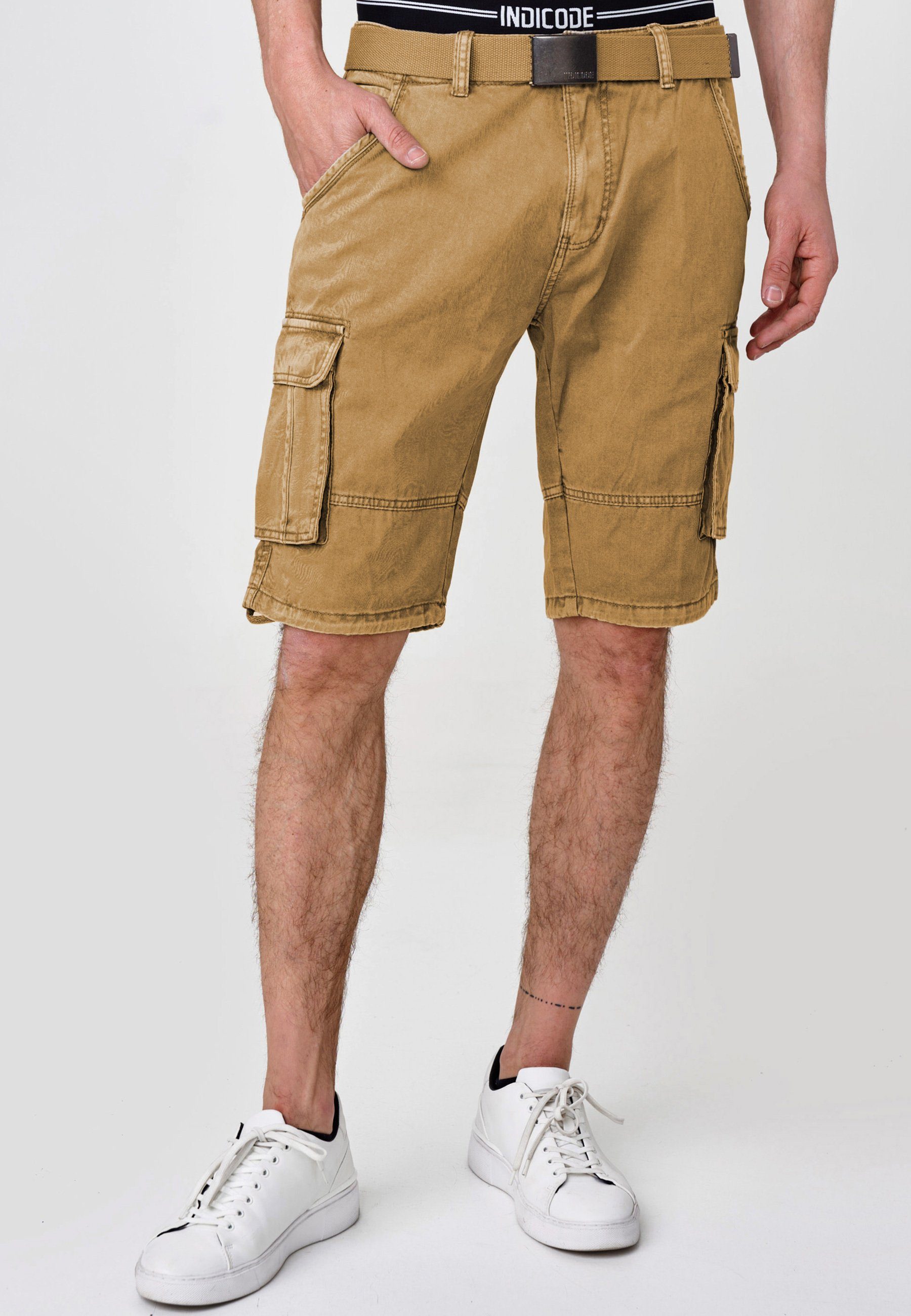 Indicode Blixt Amber Cargoshorts