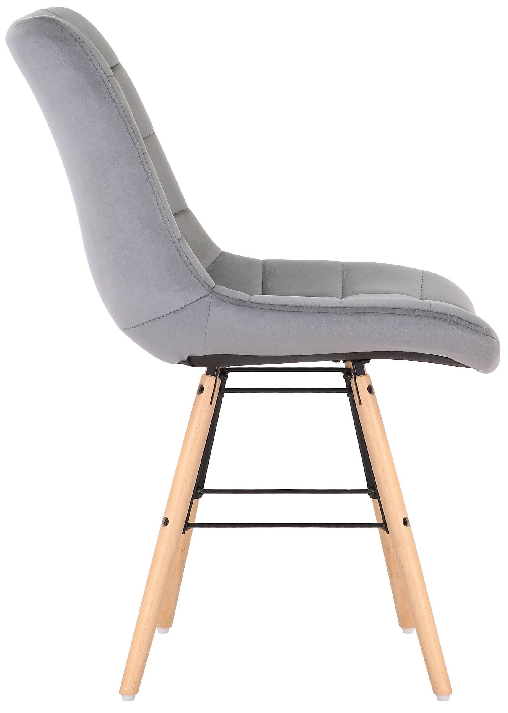 CLP Esszimmerstuhl 2er Set Stühle Leni Samt (2er Set, 2 St), Polsterstuhl mit Samtbezug