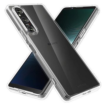 CoolGadget Handyhülle Transparent Ultra Slim Case für Sony Xperia 1 V 6,5 Zoll, Silikon Hülle Dünne Schutzhülle für Sony Xperia 1 V 2023 Hülle