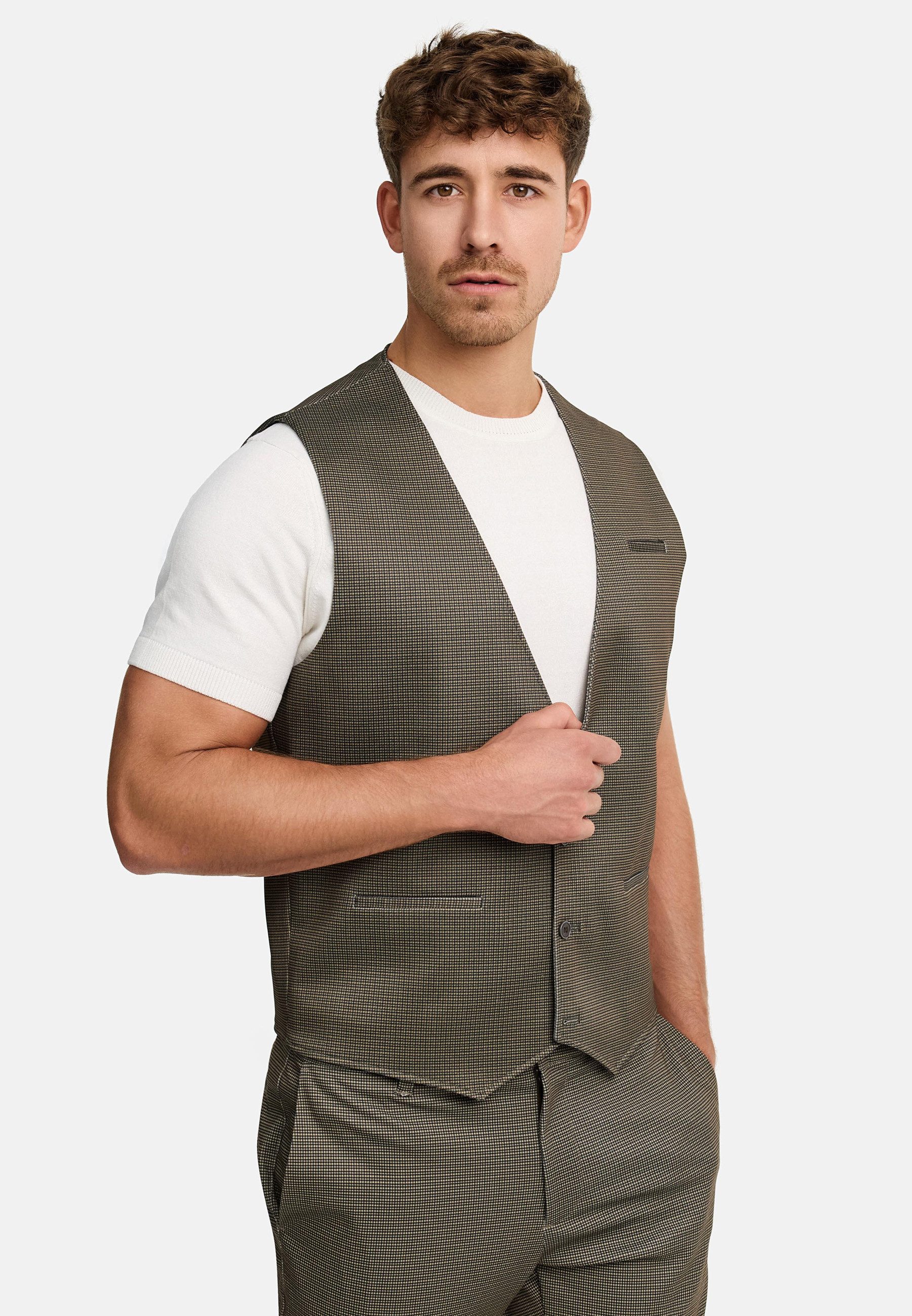 JEFF Anzugweste Herren JFChris Anzug Weste Herrenweste Elegante Weste im zeitlosen Design – Bild 5 von 5