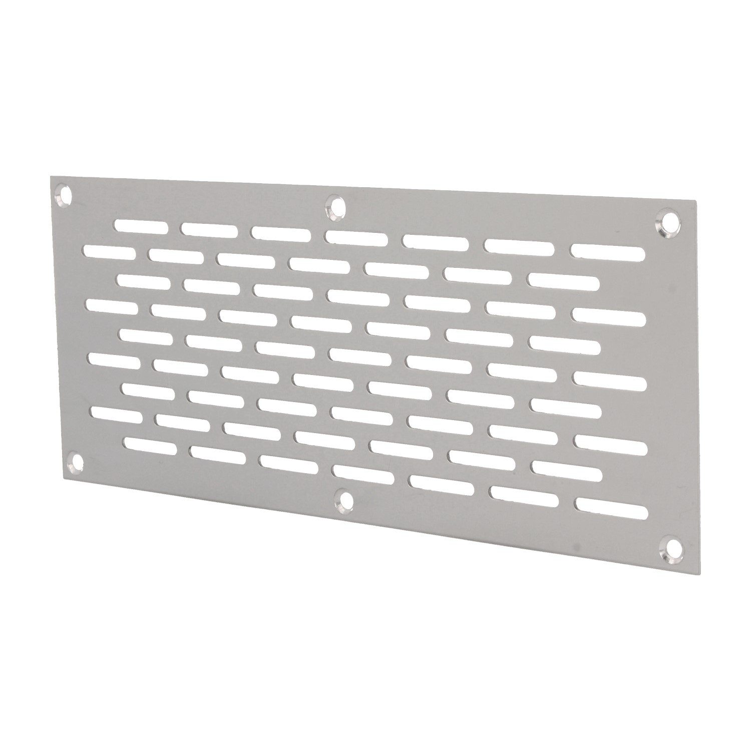 MS Beschläge Lüftungsgitter Aluminium Lüftungsblech Lochblech 100mm Breite – Bild 2 von 3