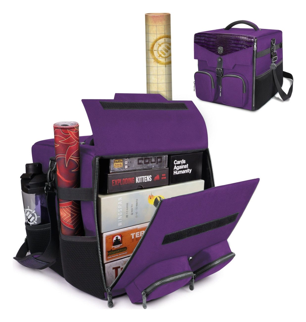 ENHANCE Tragetasche Enhance Brettspiel Schultertasche Collector's Edition Lila