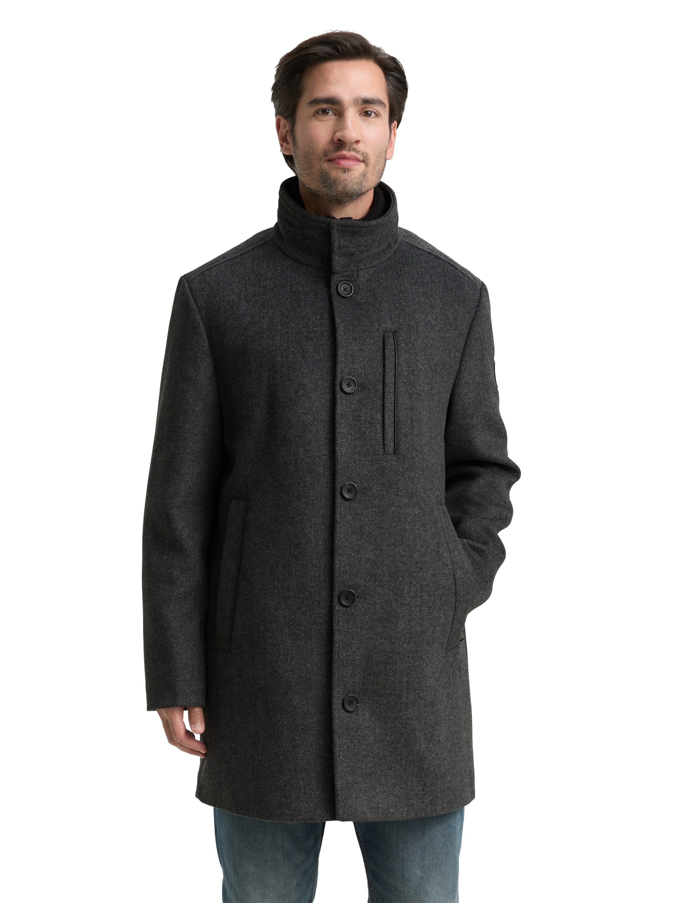TOM TAILOR Wollmantel mit abnehmbarer Innenjacke