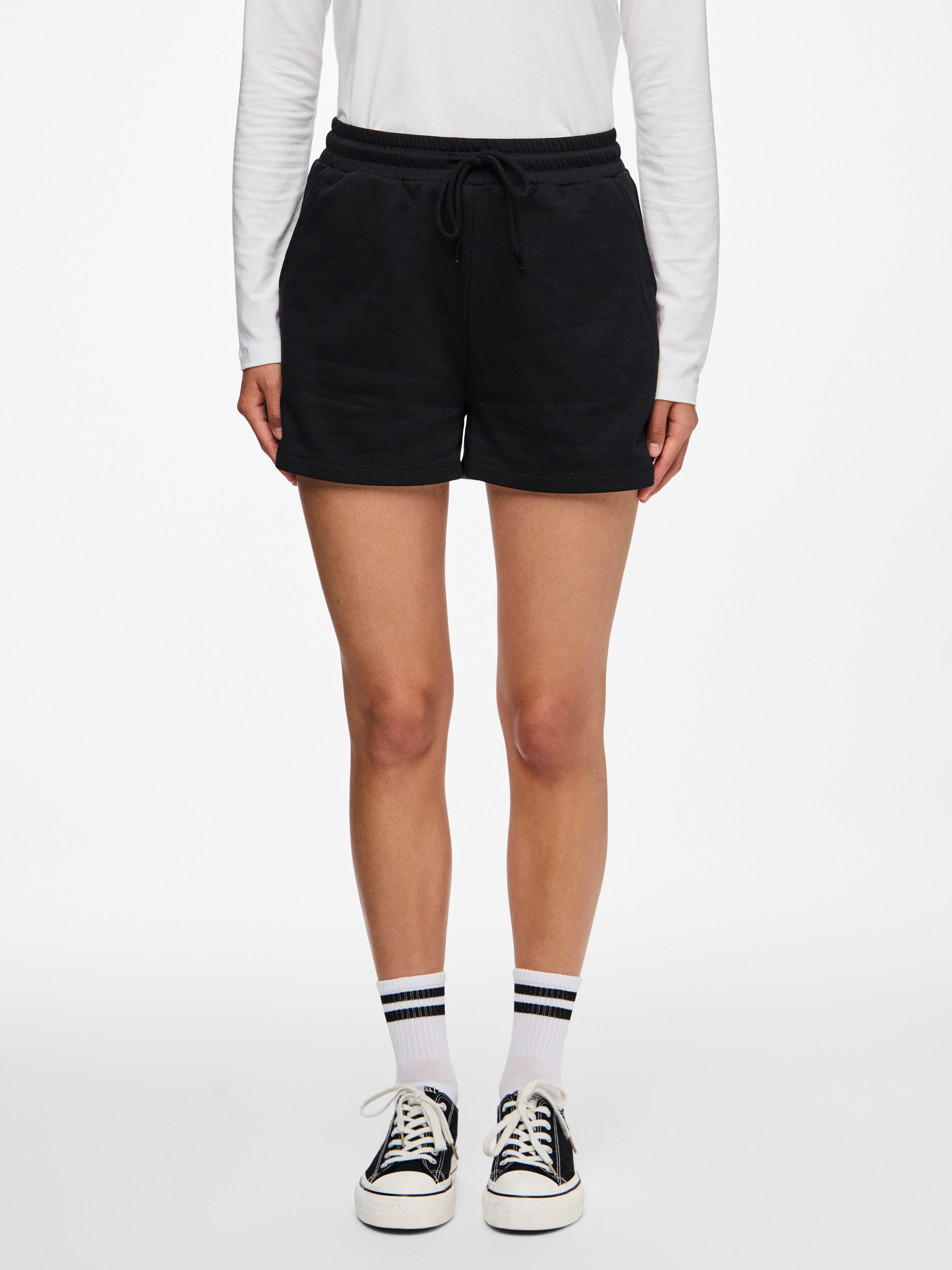 pieces Sweatshorts PCCHILLI SUMMER HW SHORTS UB NOOS BC Baumwollmischung, regular fit