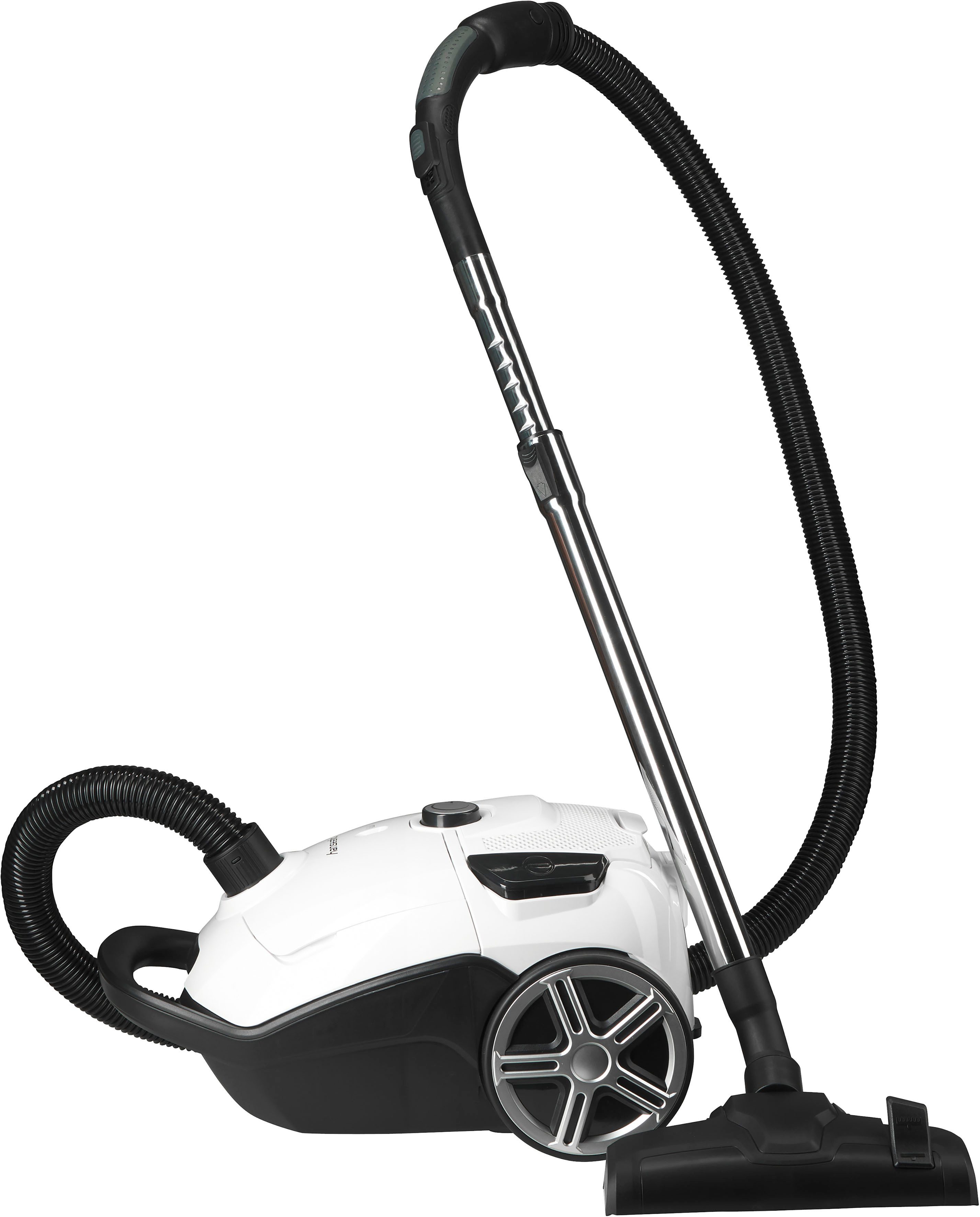 Hanseatic Bodenstaubsauger HBVC80012WMC, super silence, höhenverstellbares Saugrohr, 800 W, mit Beutel, sehr großer 12m Aktionsradius, elektronische Saugkraftregulierung