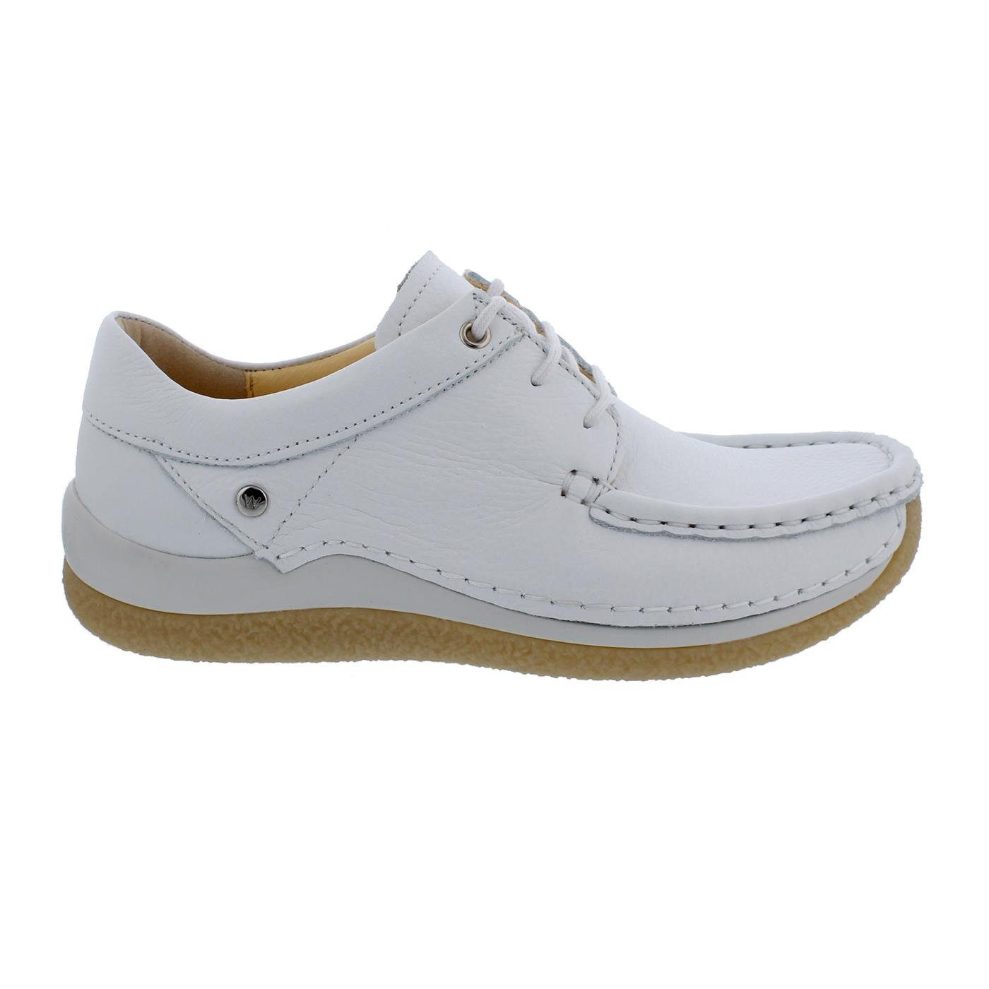 WOLKY Celebration Sneaker, Nappa leather, White, 0452520-100 Schnürschuh