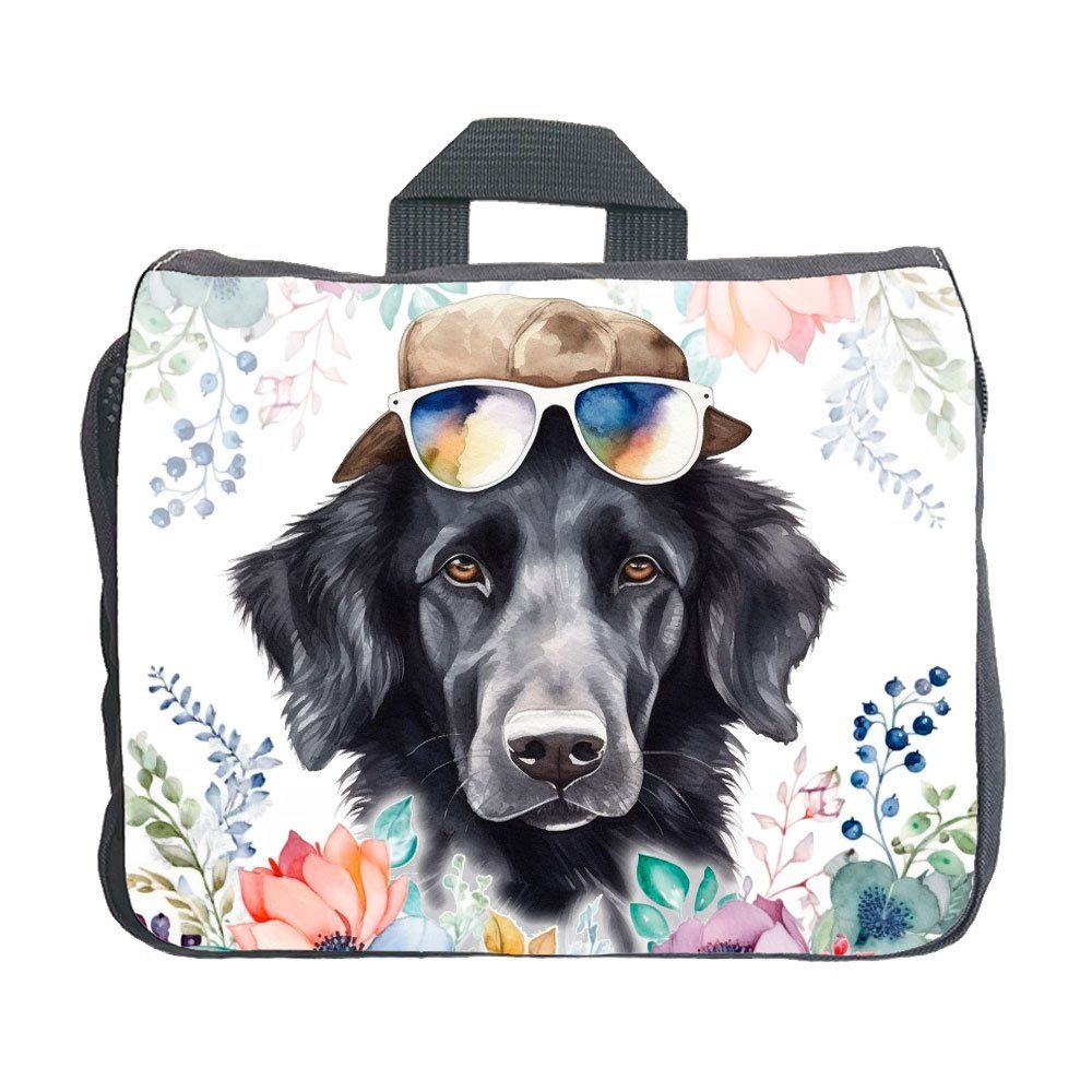 Cadouri Tiertransporttasche FLAT COATED RETRIEVER, Aufbewahrungstasche für Hundezubehör, Tasche, Hundetasche, Hundezubehörtasche, Utensilientasche mit viel Stauraum