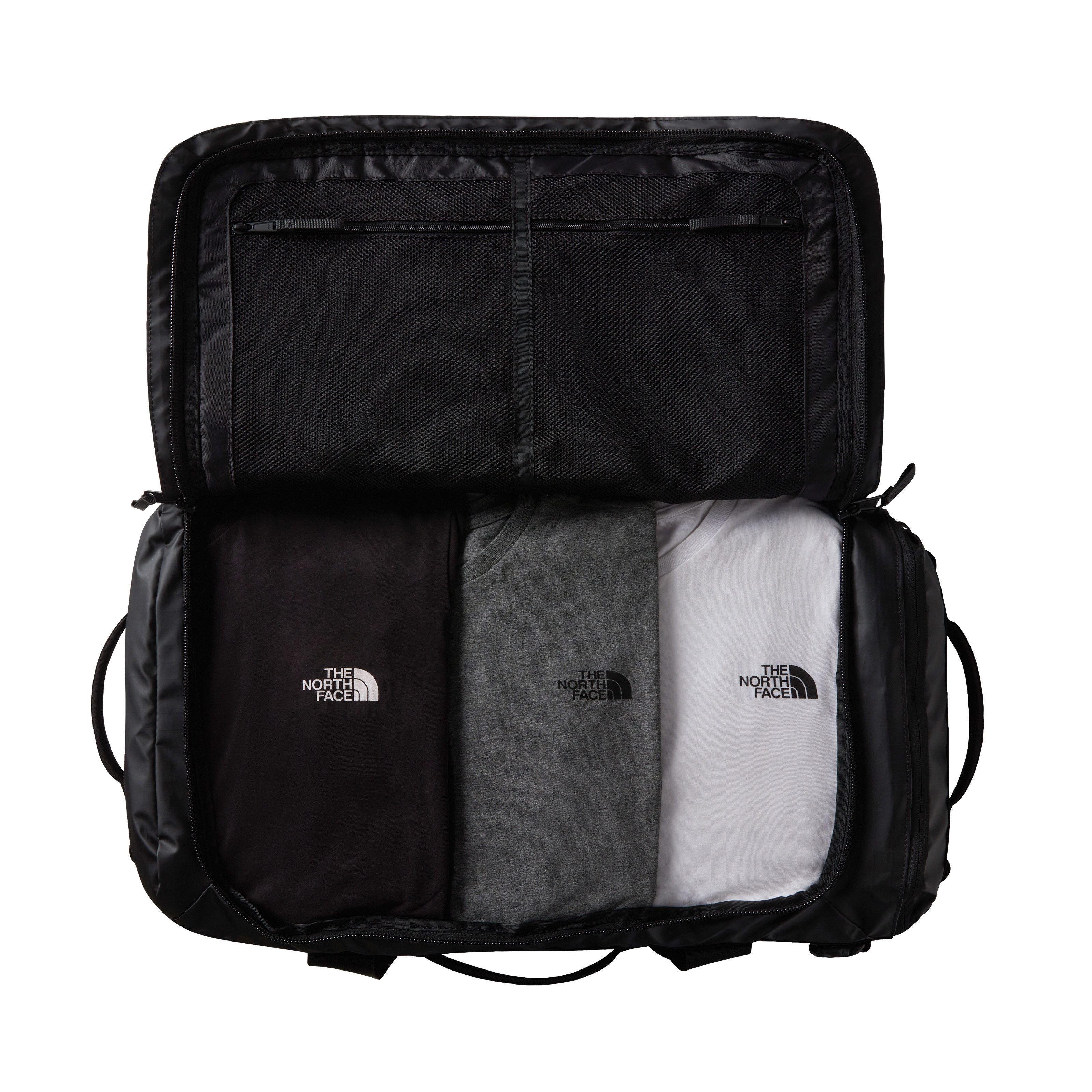 The North Face Sporttasche BASE CAMP VOYAGER DUFFEL 62L (1-tlg), mit Laptopfach, mit Außentasche mit Reißverschluss