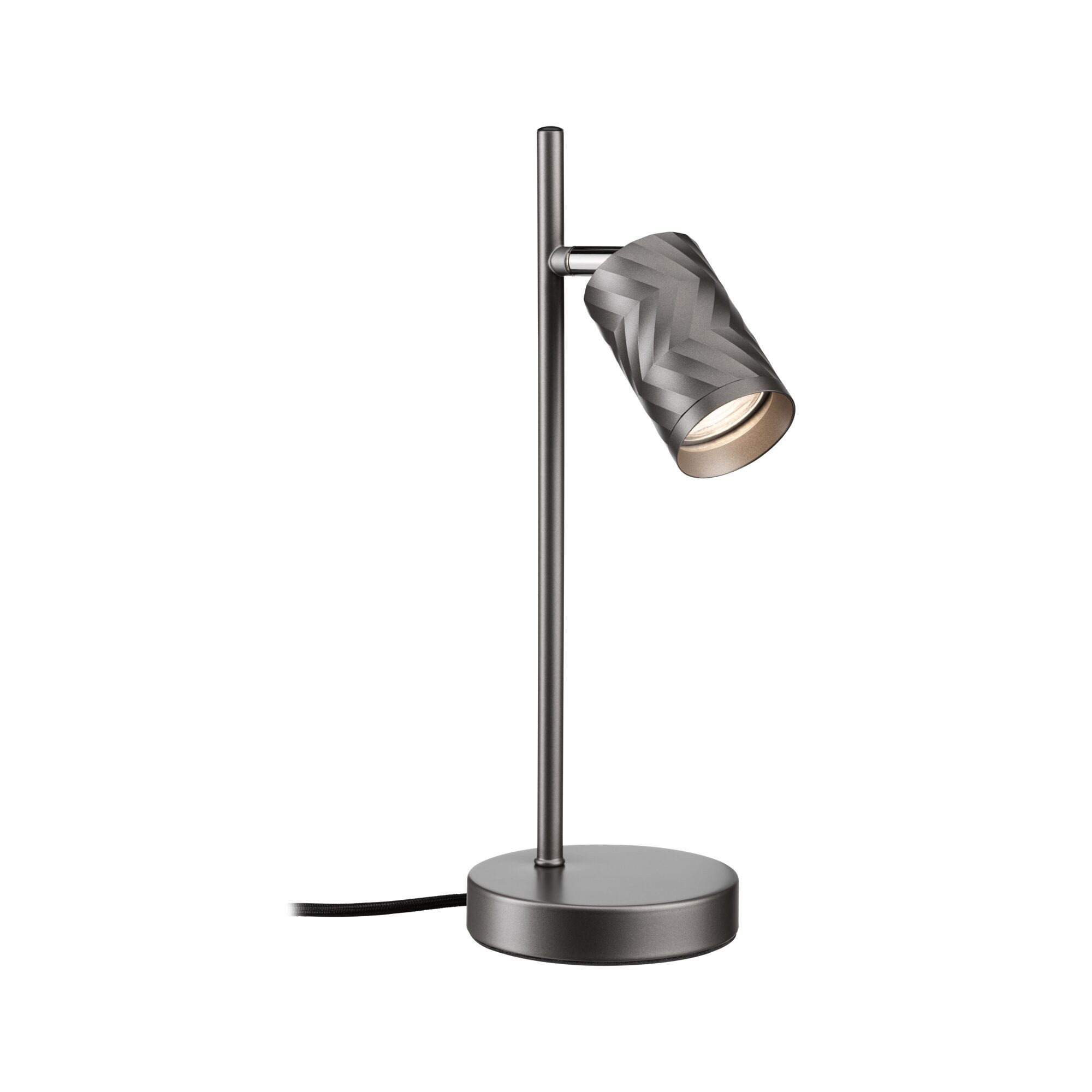 Paulmann Tischleuchte Tischleuchte Loreva GU10 max. 7W Titanium Metall