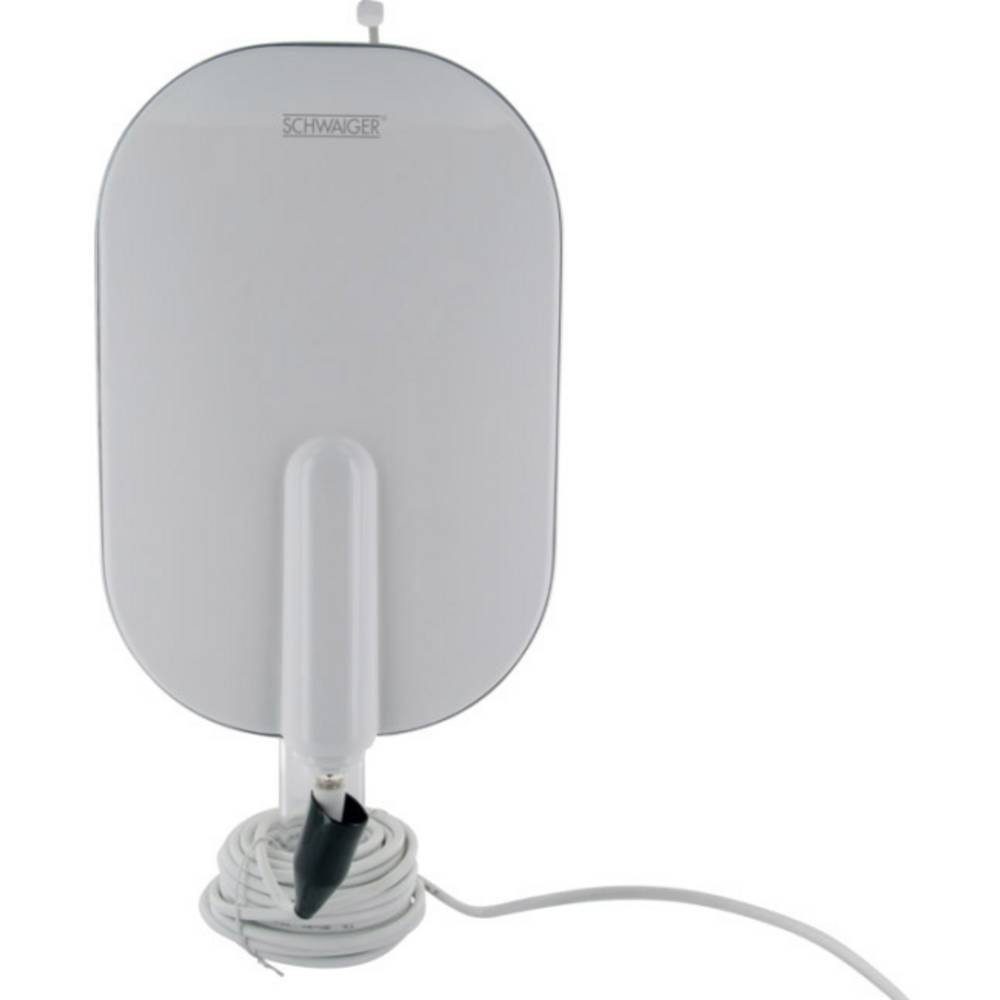 Schwaiger aktive DVB-T/T2 Antenne DTA4000 011 Flachantenne