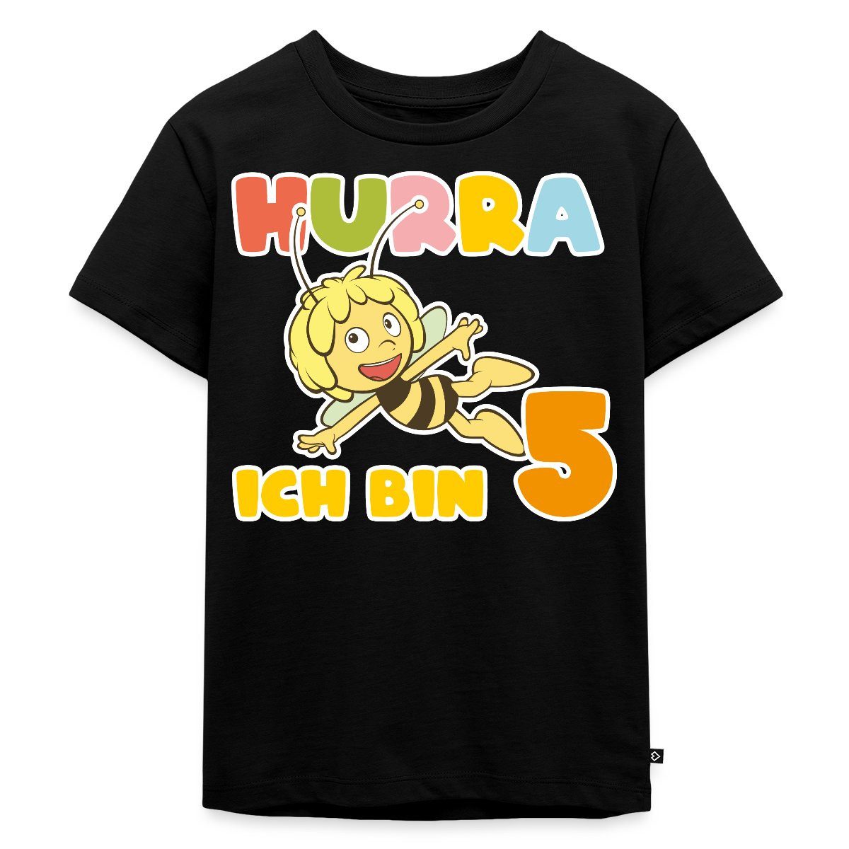 T-Shirt Biene Maja Hurra Ich bin 5 Fünfter Geburtstag Kinder Premium T-Shirt