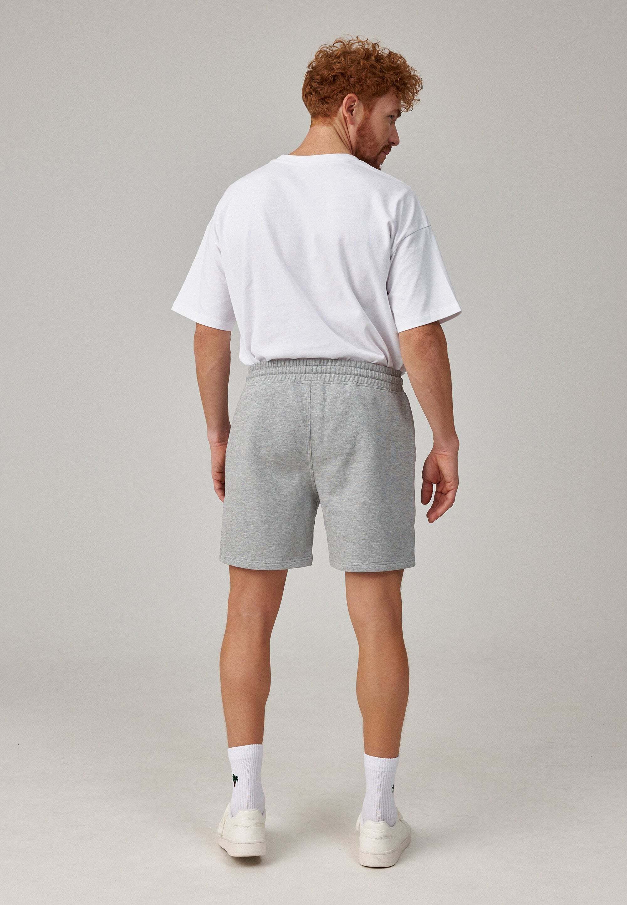 SNOCKS Trainingsshorts Kurze Sweatshorts für Herren aus Bio-Baumwolle (1-tlg) perfekt für den Sport, bequeme Passform, aus Bio-Baumwolle