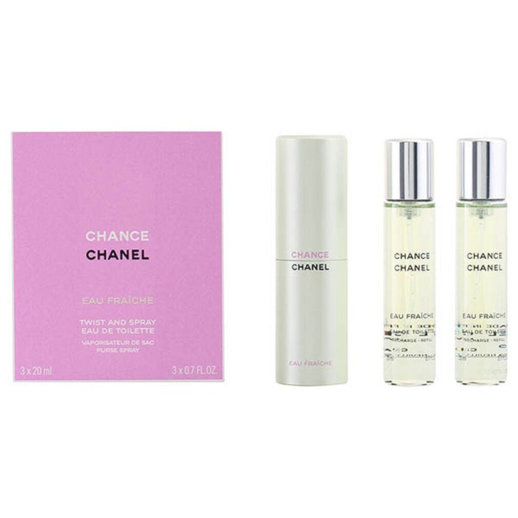 CHANEL Duft-Set Chance Eau Fraiche Eau de Toilette 3 x 20ml