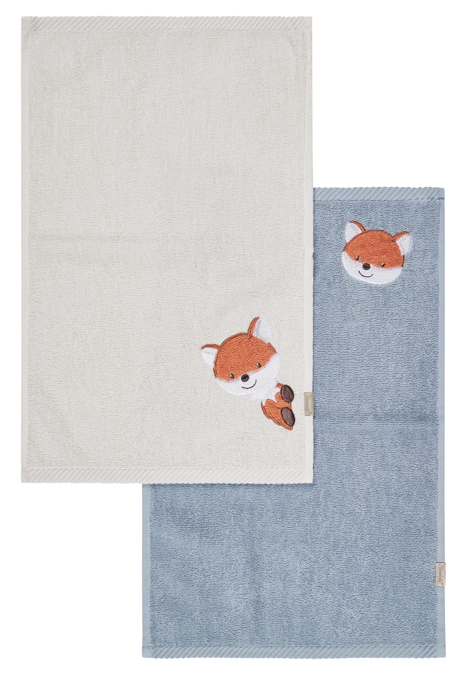 Sterntaler® Handtücher Kinderhandtuch 2er-Pack Filou, Frottee günstig online kaufen